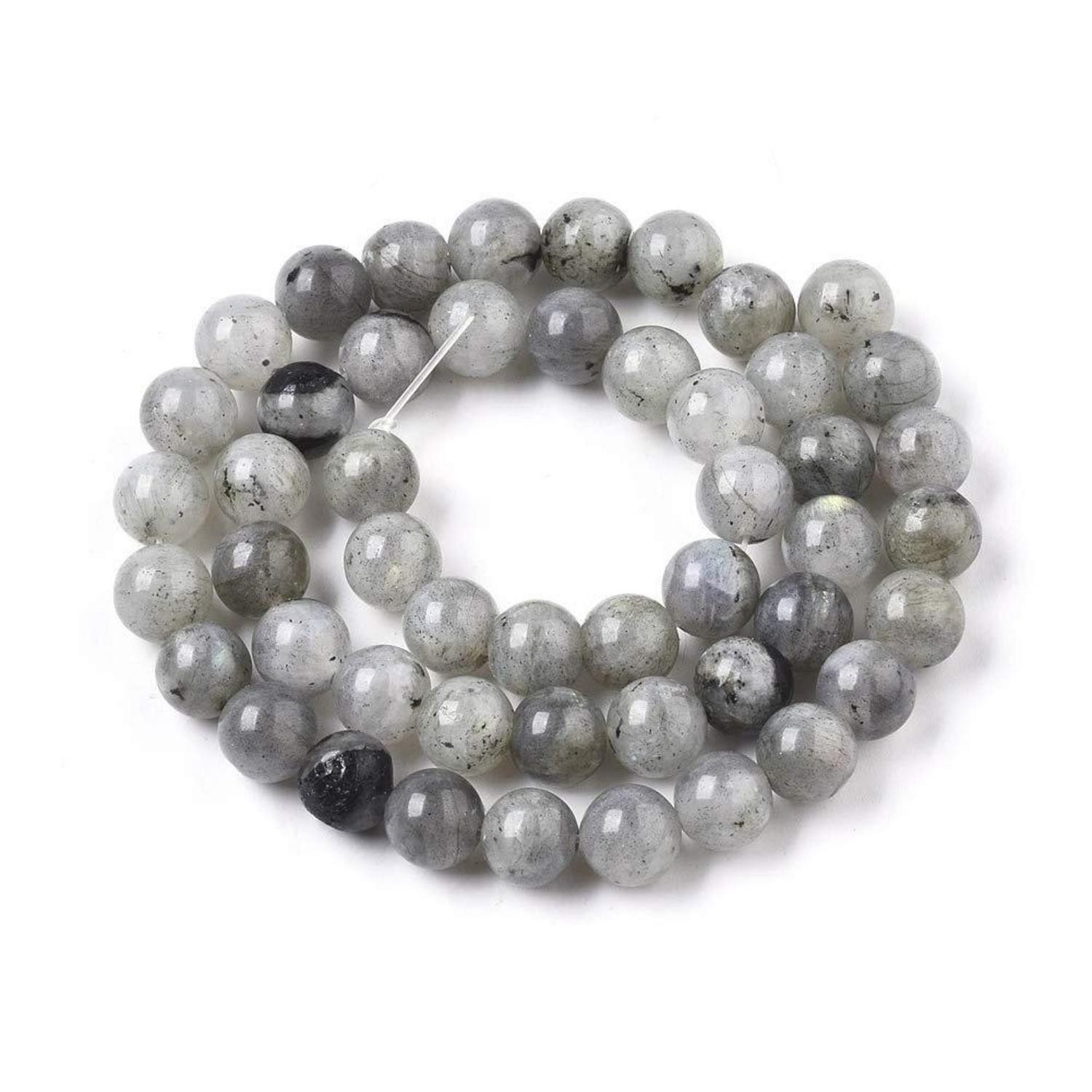 LuxusKollektion Bastelperlen Edelsteinperlen Labradorit 6mm rund, (1-tlg)