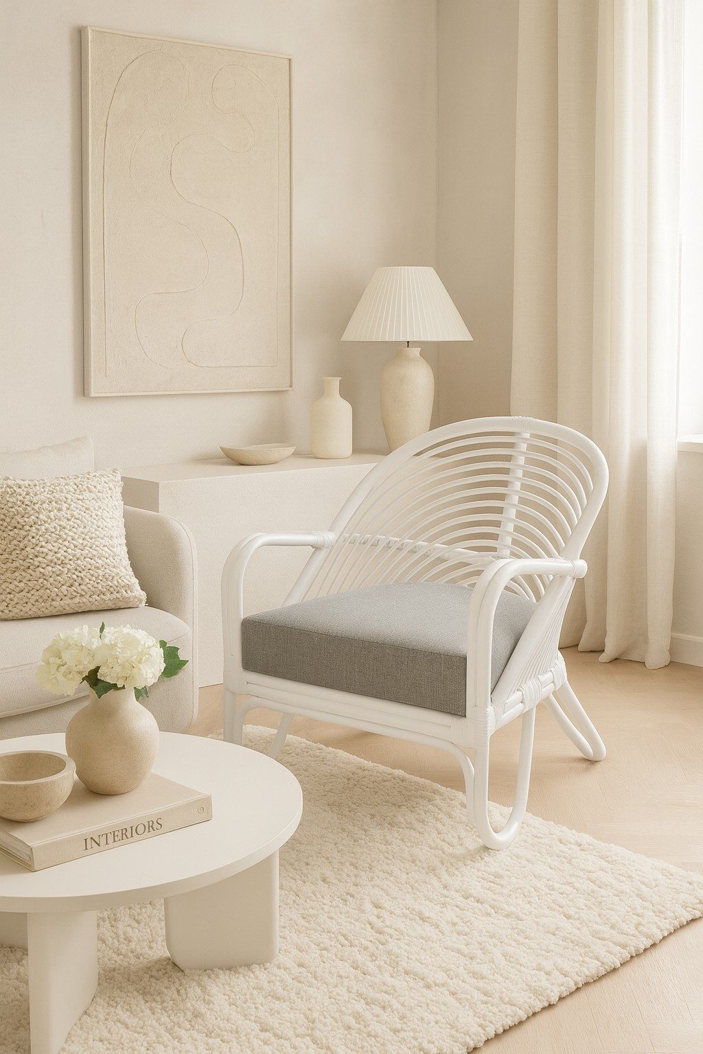 moebel-direkt-online Loungesessel Rattansessel mit Sitzkissen günstig online kaufen