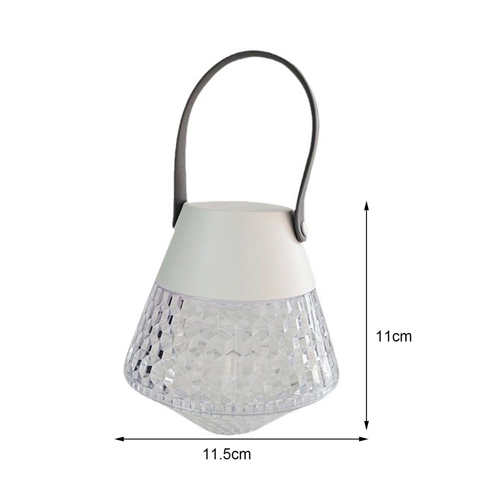 feinlux LED Solarleuchte LED Solarleuchte LED Campinglampe, LED fest integriert, Warmweiß, Wasserdicht, stoßfest, lange Lebensdauer
