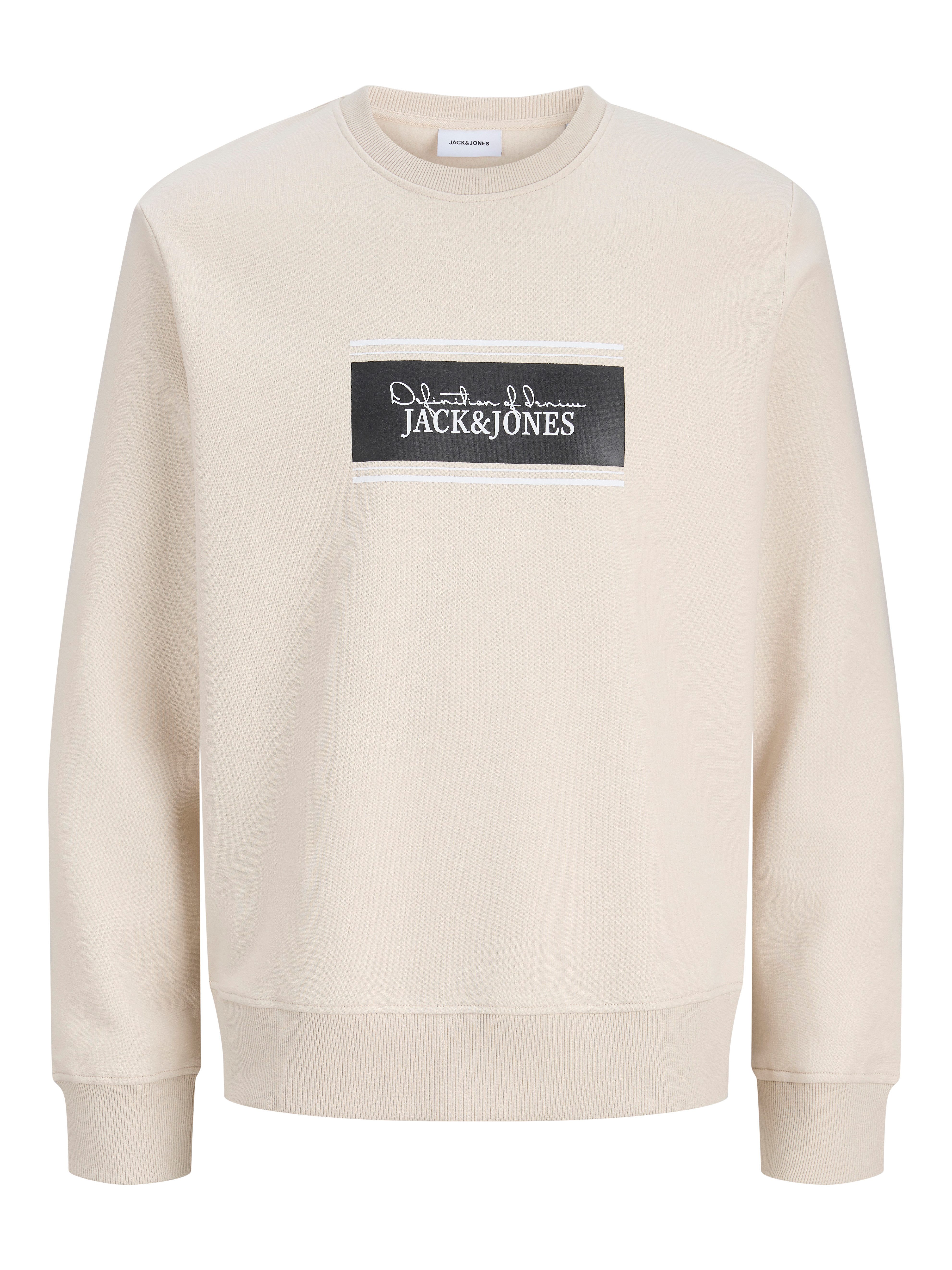 Jack & Jones Sweatshirt JJBUSTER SWEAT CREW NECK BTS Baumwollmischung, regular fit