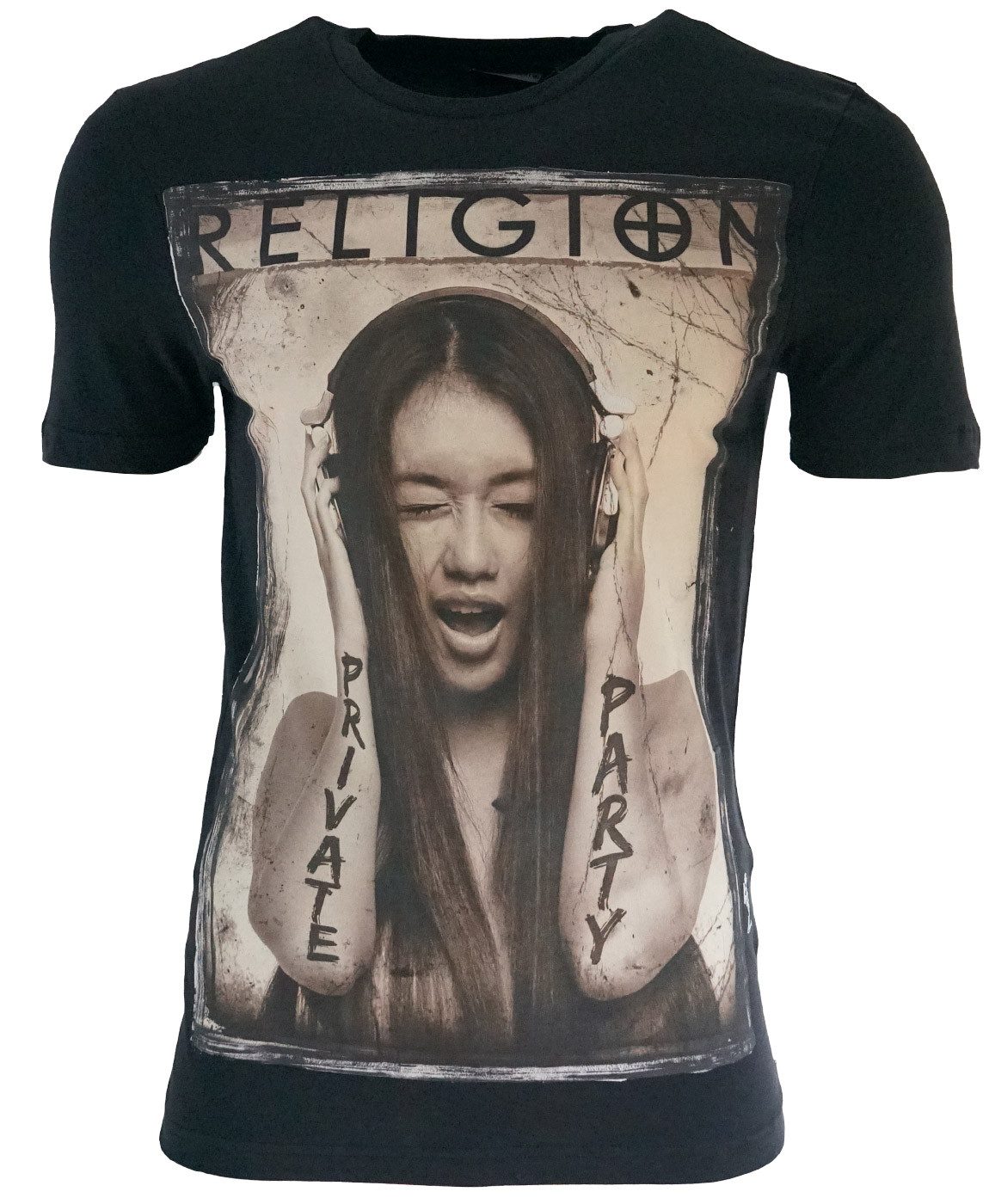 Religion Print-Shirt RELIGION Clothing Herren T-Shirt PRIVATE PARTY