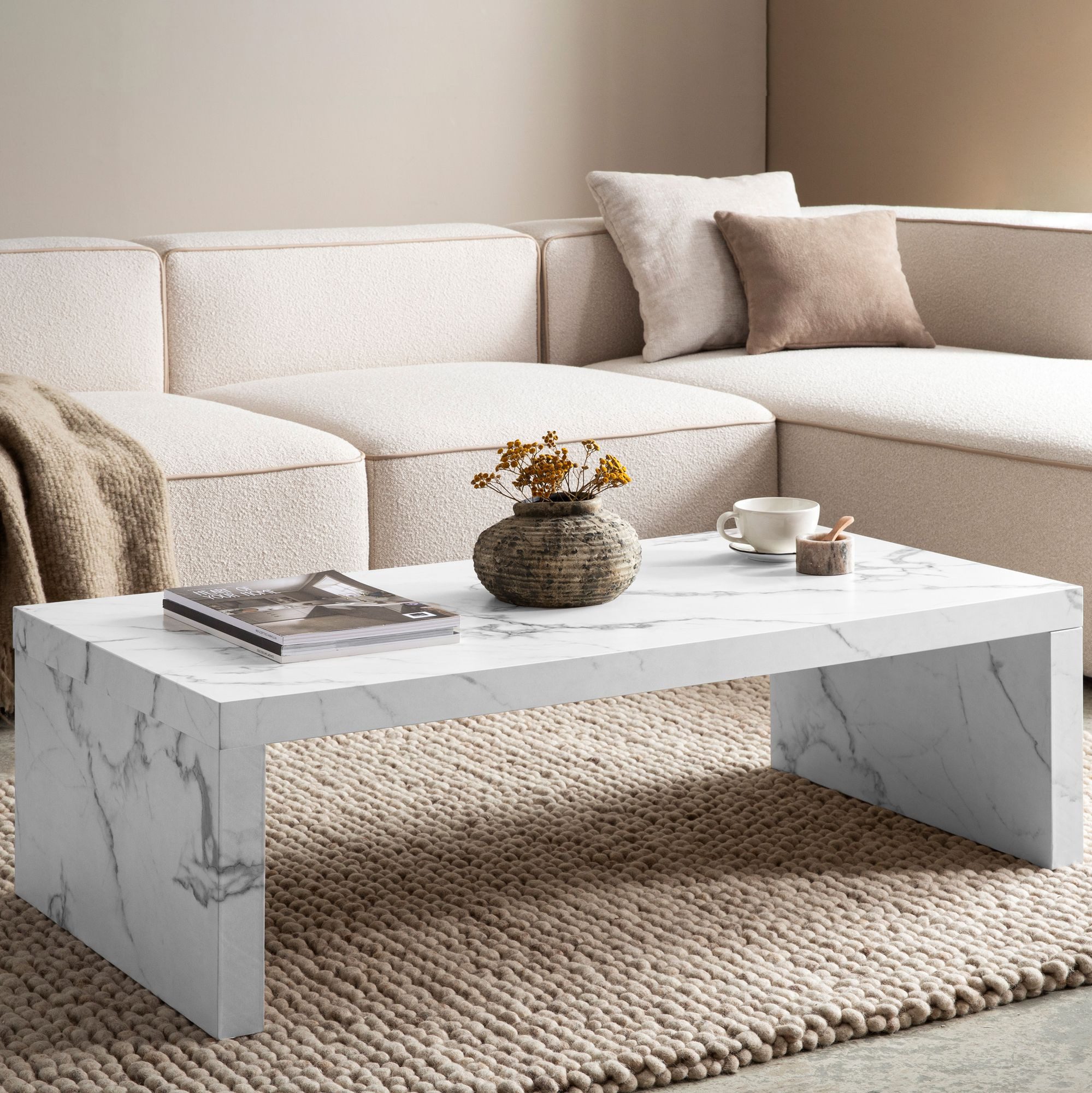 FINEBUY Couchtisch FB59790 (110x55x35 cm MDF, günstig online kaufen