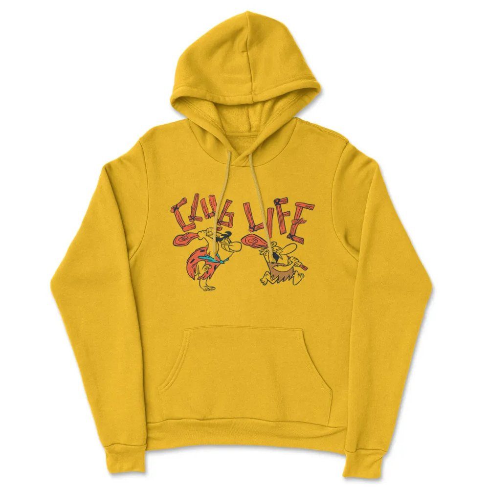 The Flintstones Hoodie Club Life Hoodie