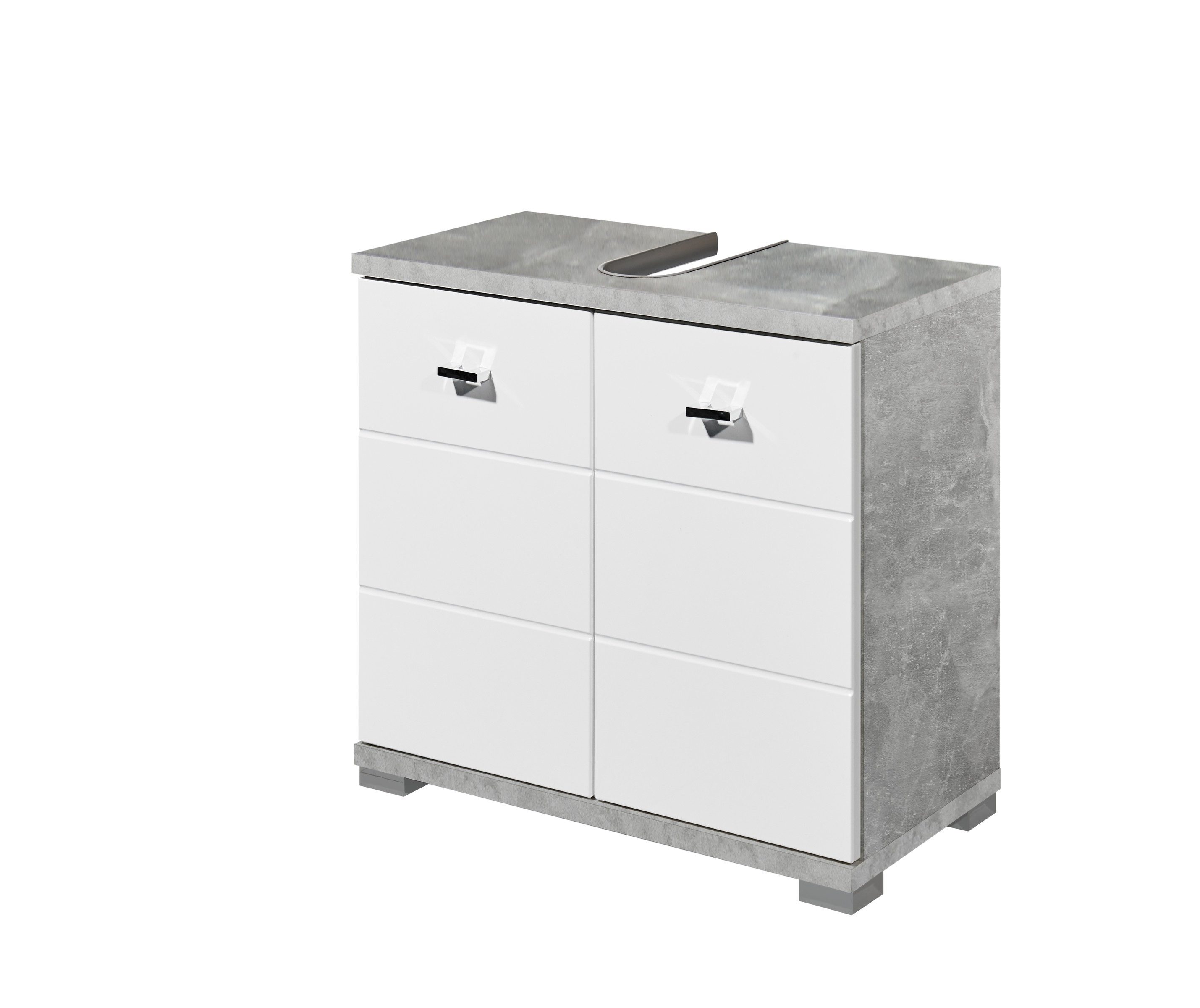 PREISBRECHER Waschbeckenunterschrank Peter 60 x 57 x 31 cm (B/H/T)