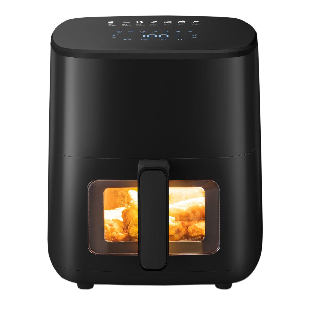 Melchioni Heißluftfritteuse MARIANNA NEW, 1700 W, Kompakte Bauform, Touchdisplay