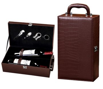 BAYLI Geschenkbox 2 x Sommelier-Set in edler Geschenkbox für 2 Weinflaschen, Weinbox