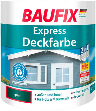 Baufix Lack »Express Deckfarbe«, 2,5 Liter, grün