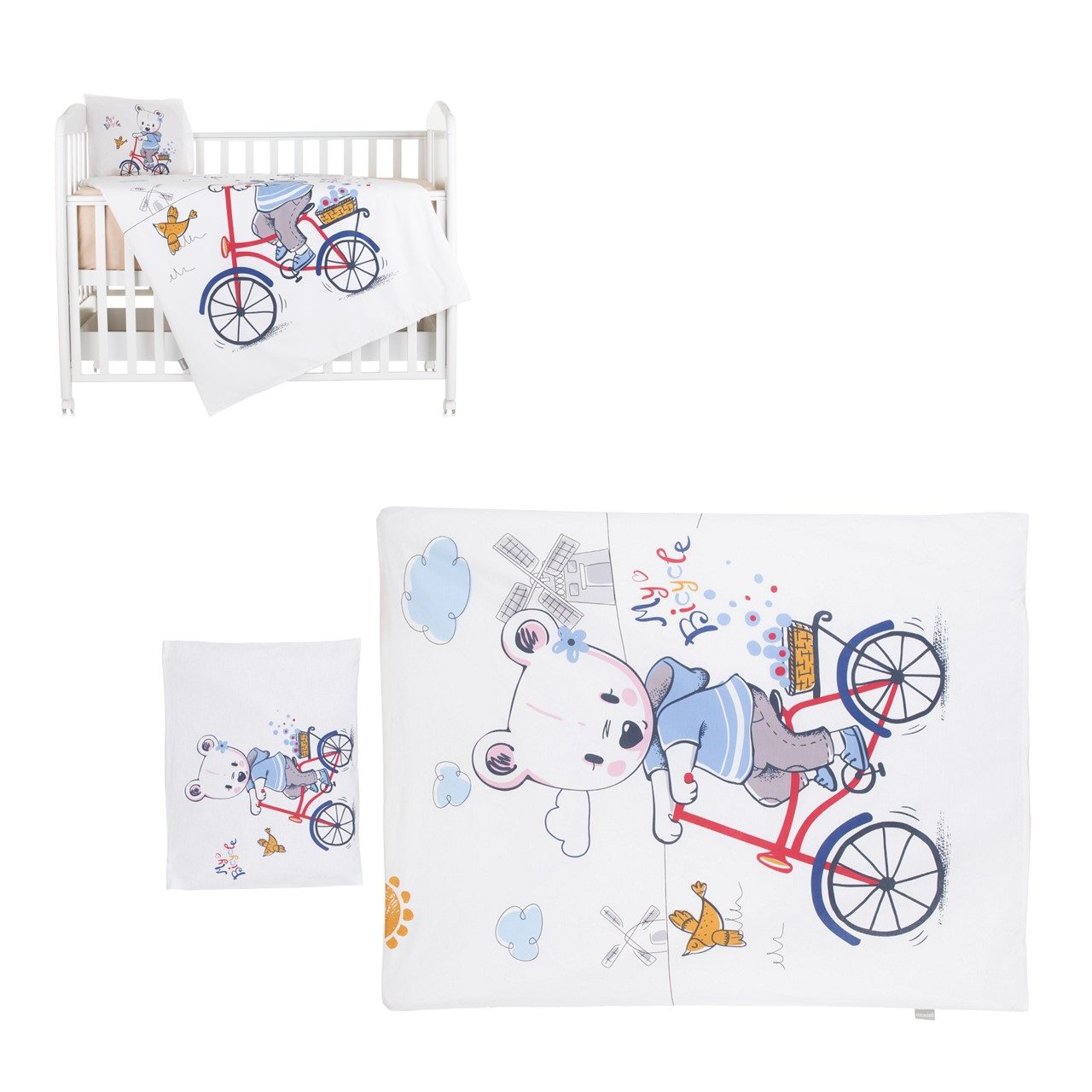Babybettwäsche Babybettwäsche 3-teilig