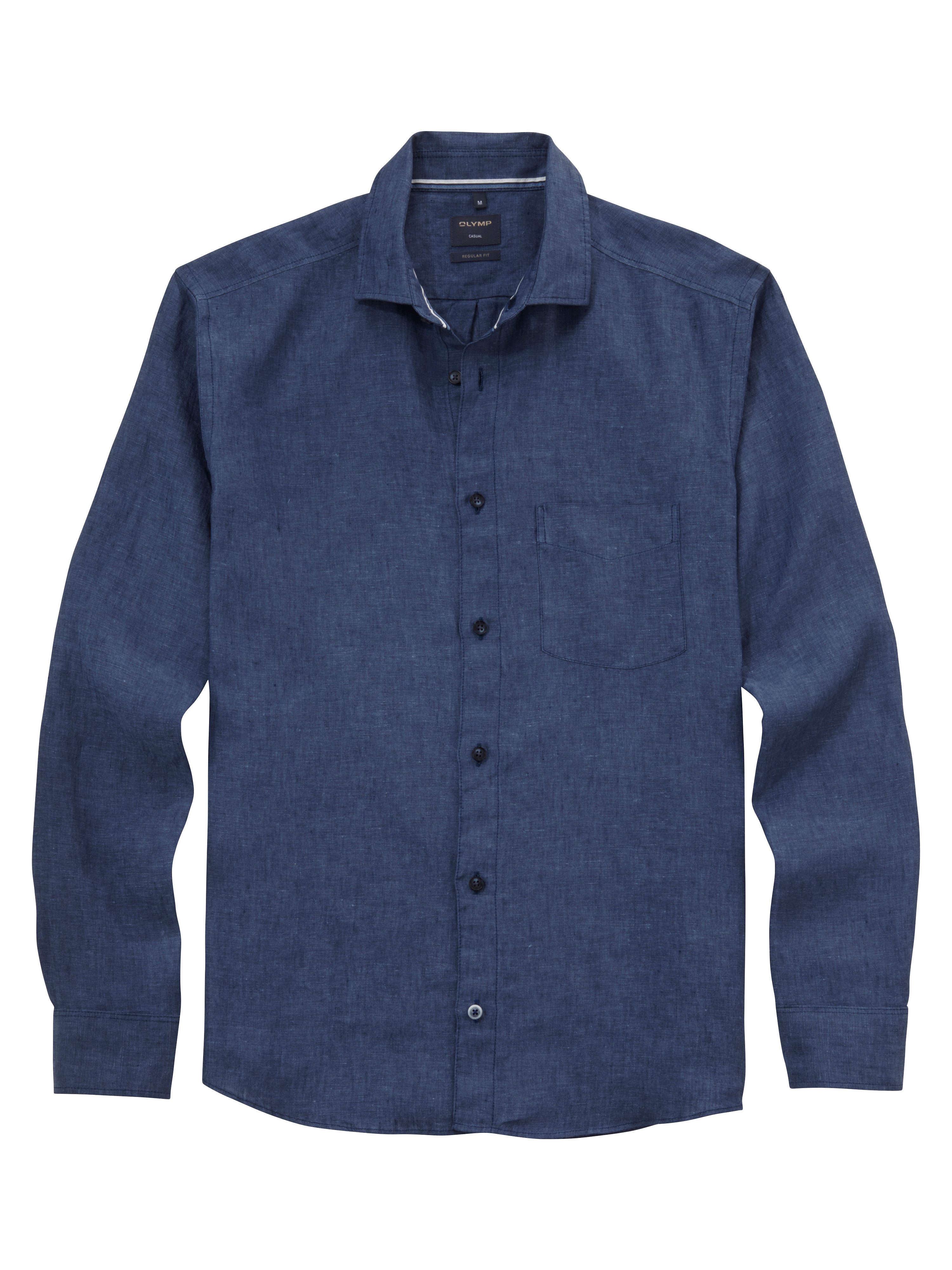 Leinenhemd OLYMP Hemd Casual - Leinen