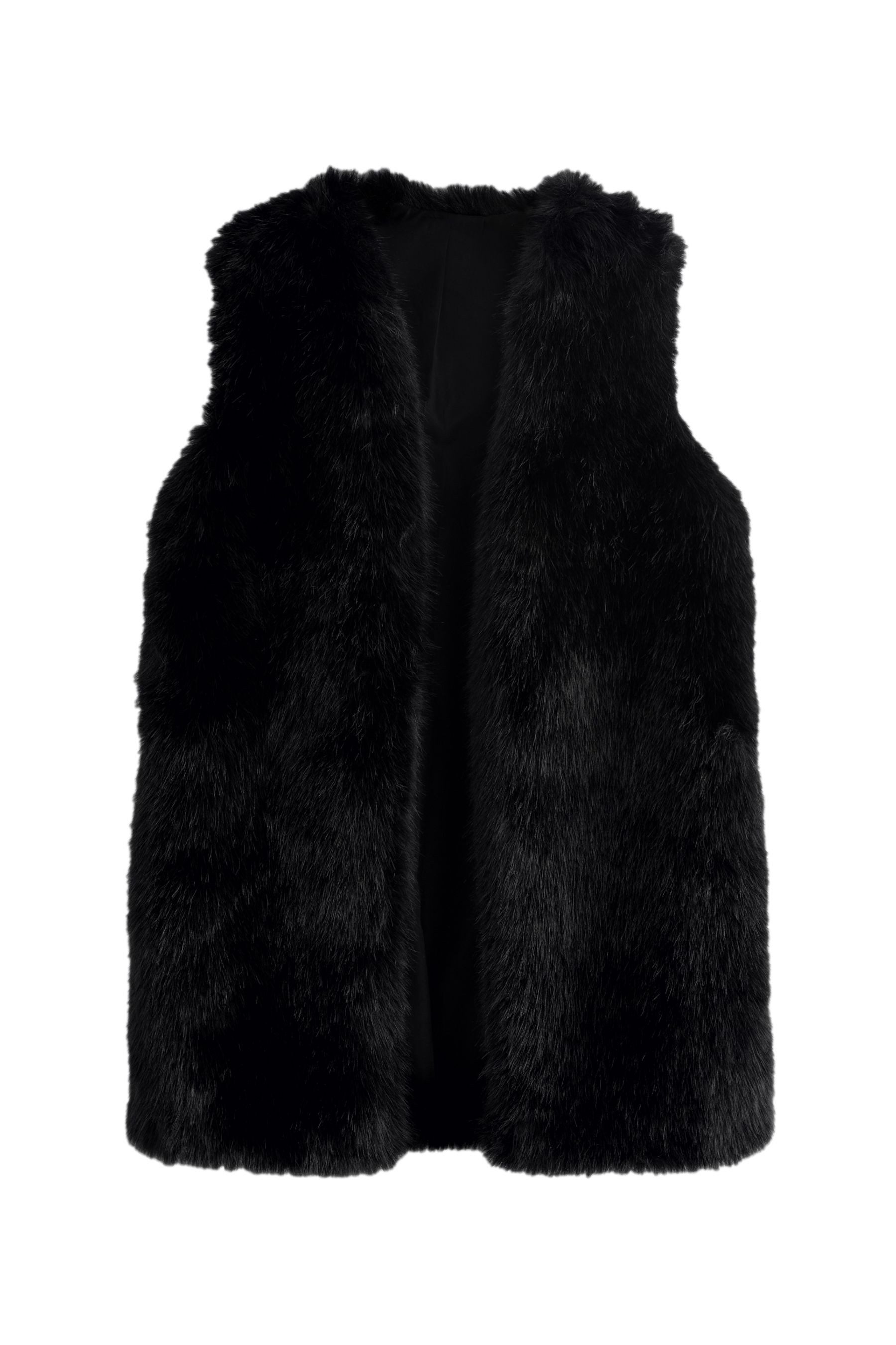 Next Fellimitatweste Lange Weste aus Kunstfell (1-tlg) günstig online kaufen