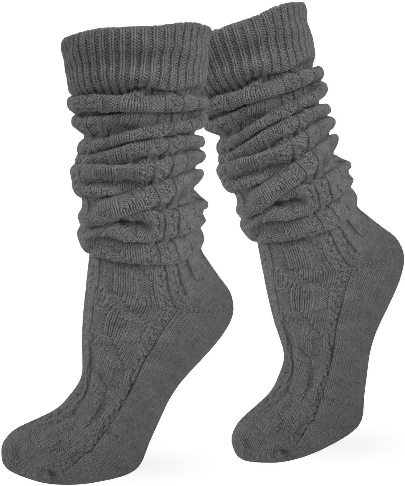 normani Trachtensocken Trachten-Kniestrümpfe (1 Paar) Traditionelles Zopfmu günstig online kaufen