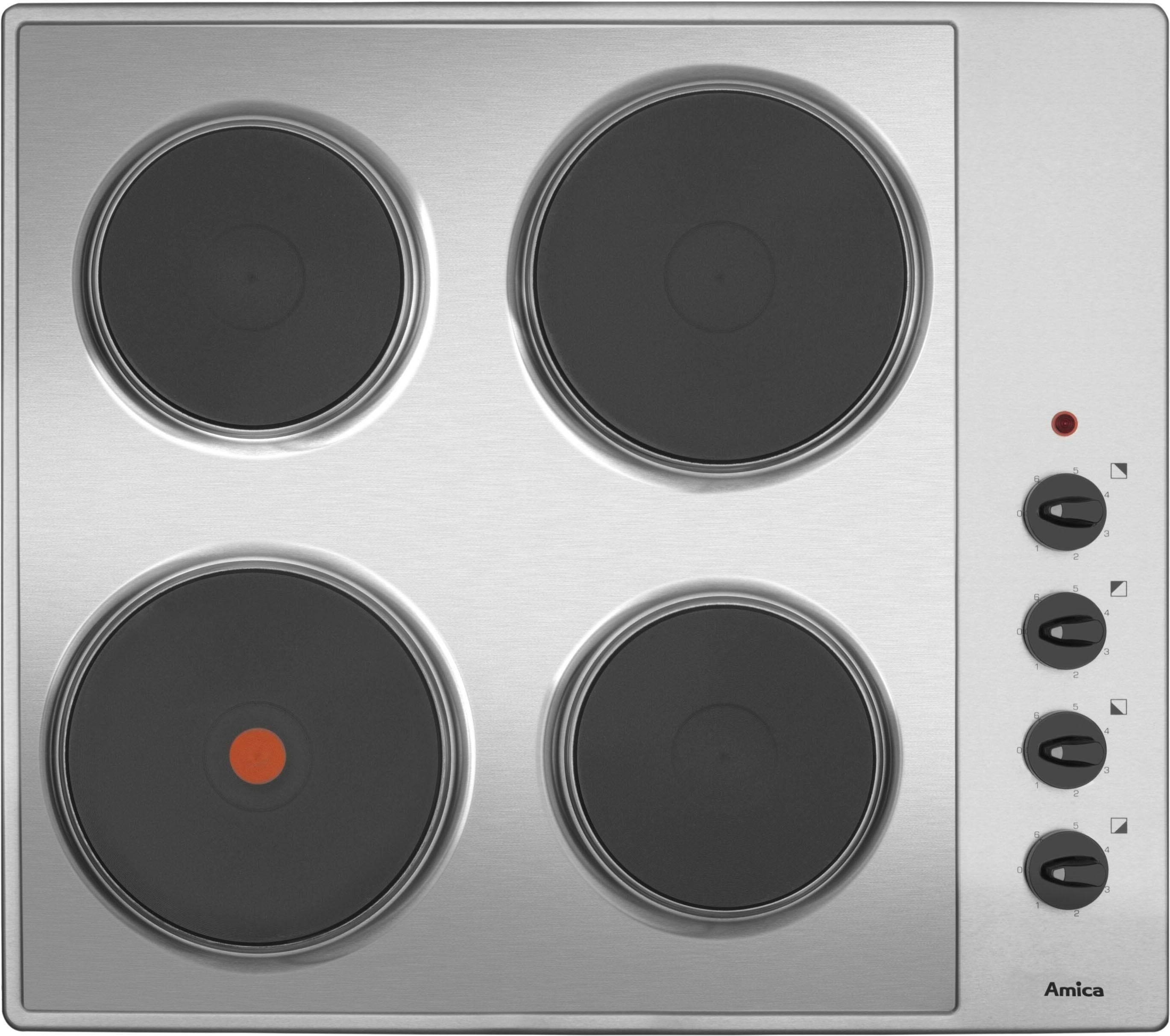 Amica Elektro-Kochfeld KME 13139 E, Zeitlose Bedienung – einfach, zuverlässig und bewährt