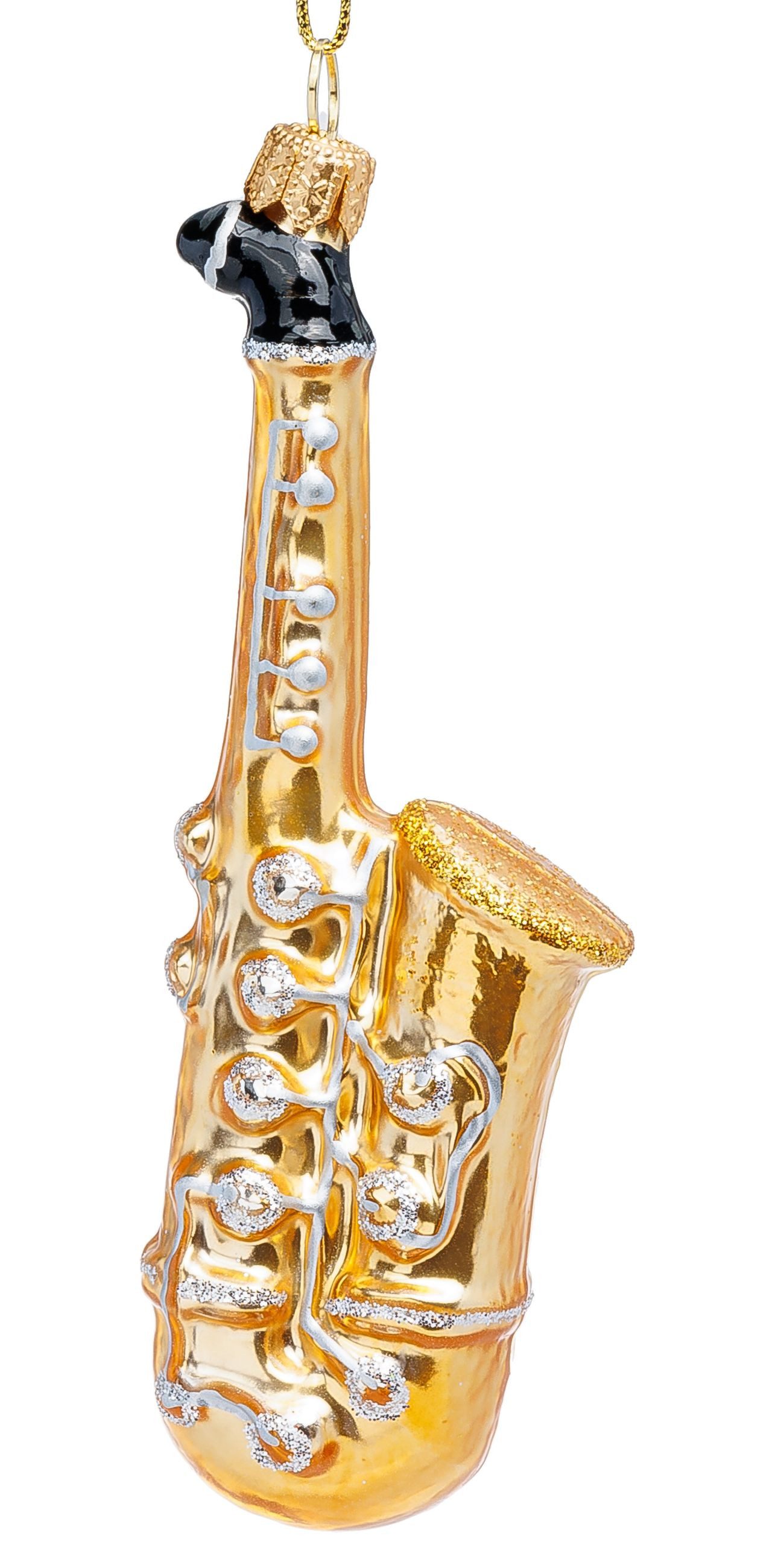 SIKORA Weihnachtsbaumkugel Saxophon Besondere Weihnachtskugel Glas Figur An günstig online kaufen