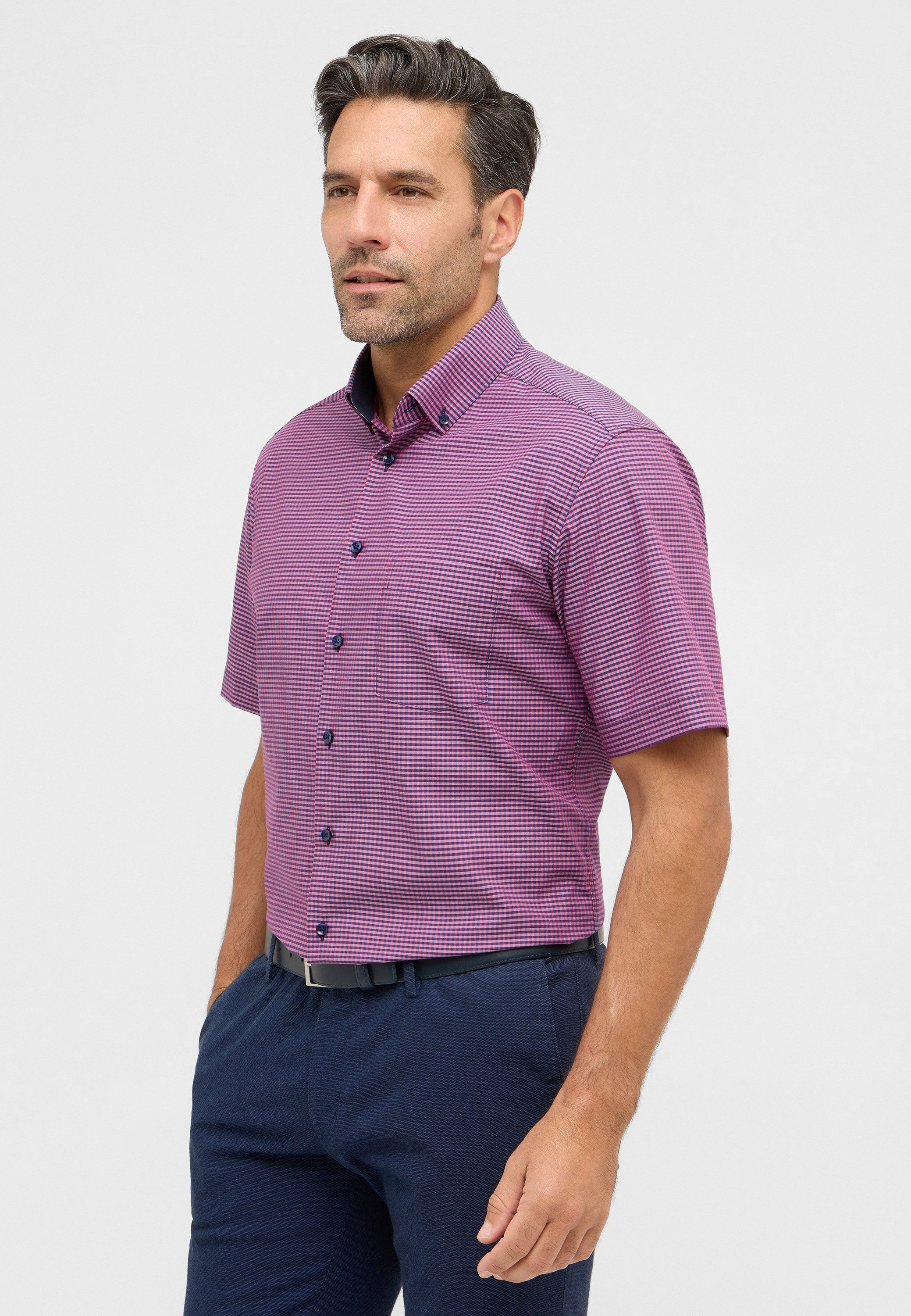 Eterna Kurzarmhemd MODERN FIT NON IRON günstig online kaufen