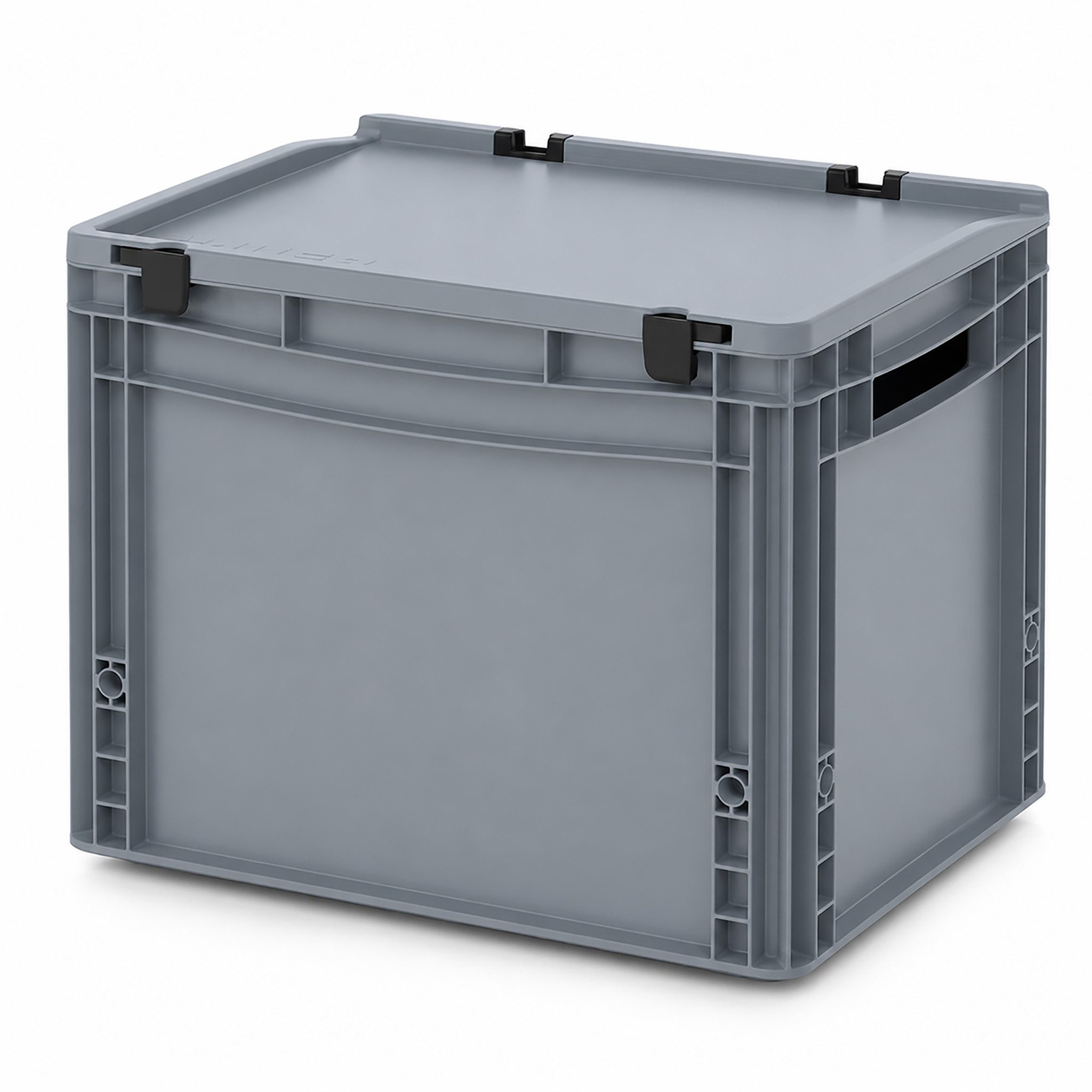 AUER Packaging GmbH Transportbehälter AUER Eurobehälter mit Schanierdeckel ED 43/32, 40 x 30 x 33,5 cm, (1-St), stapelbar