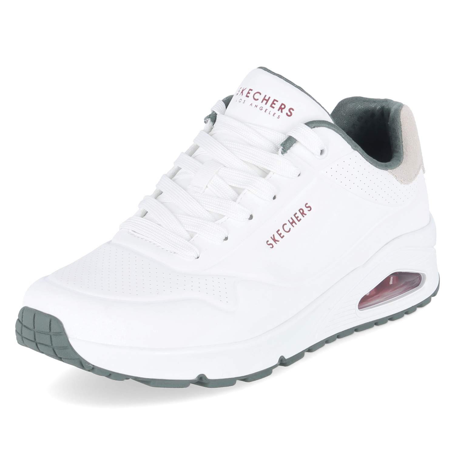 Skechers Skechers 183004 WGRN Herren Synthetik weiß Schnürschuh günstig online kaufen