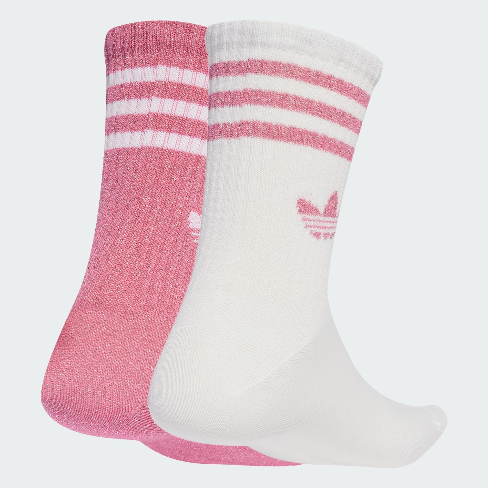 adidas Originals Funktionssocken 3-STREIFEN GLITZER CREW SOCKEN, 2 PAAR (1- günstig online kaufen