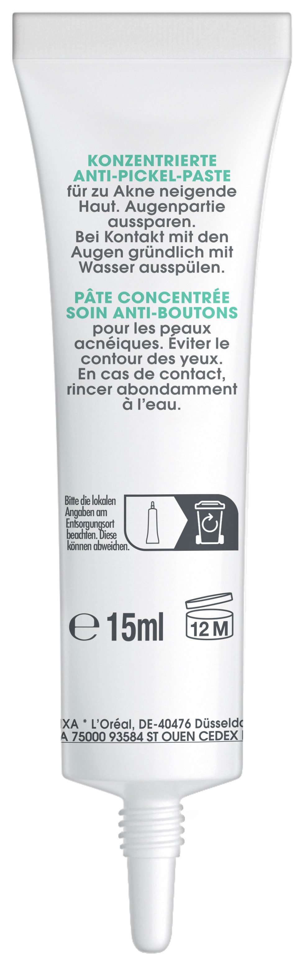 Mixa Gesichts-Reinigungscreme MIXA KONZENTRIERTE ANTI-PICKEL PASTE, mit Niacinamid