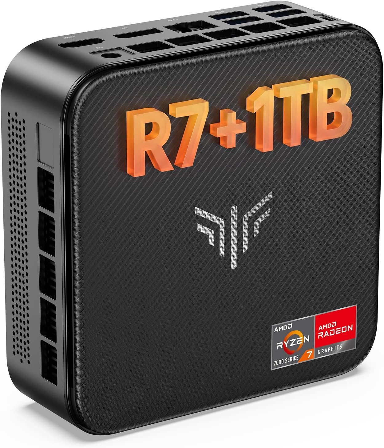 NiPoGi E3B AMD Ryzen 7 7730U (8C/16T, bis 4,5 GHz), 16GB RAM, 512GB/1 TB SSD Mini-PC (AMD Ryzen 7 7730U 7730U, AMD Radeon™ Graphics (Vega 8), 16 GB RAM, 1024 GB SSD, Luftgekühlt, Triple-4K-Monitor, WiFi 6, Windows 11 Pro, Leise für Büro & Homeoffice)