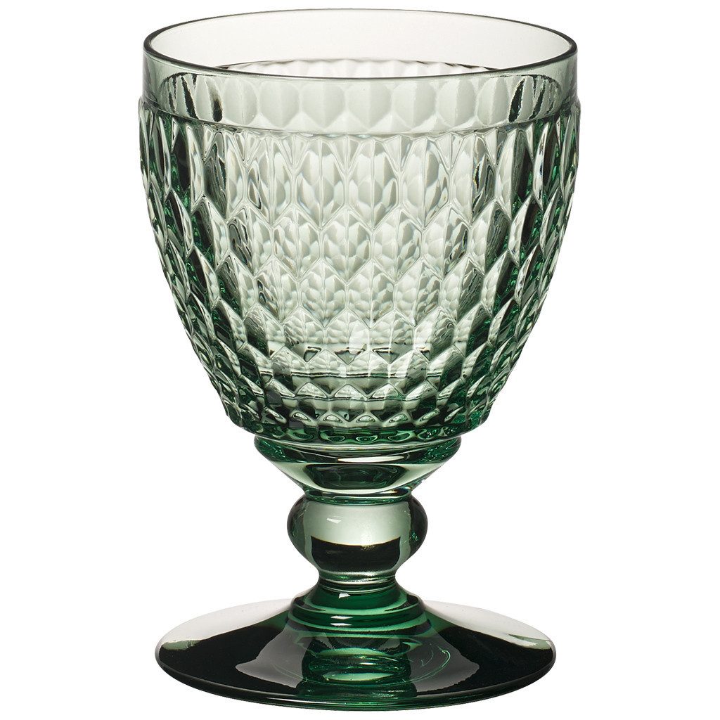 Villeroy & Boch Glas Boston Coloured, Kristallglas, Spülmaschinengeeignet, Grün, Boston, H: 14.3cm