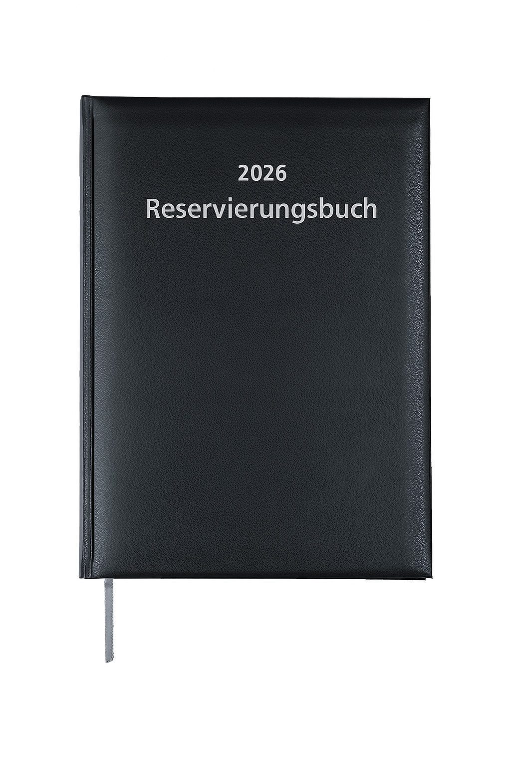 ADINA Terminkalender 2026 ADINA Dickes Reservierungsbuch A4 schwarzer Balacron Einband