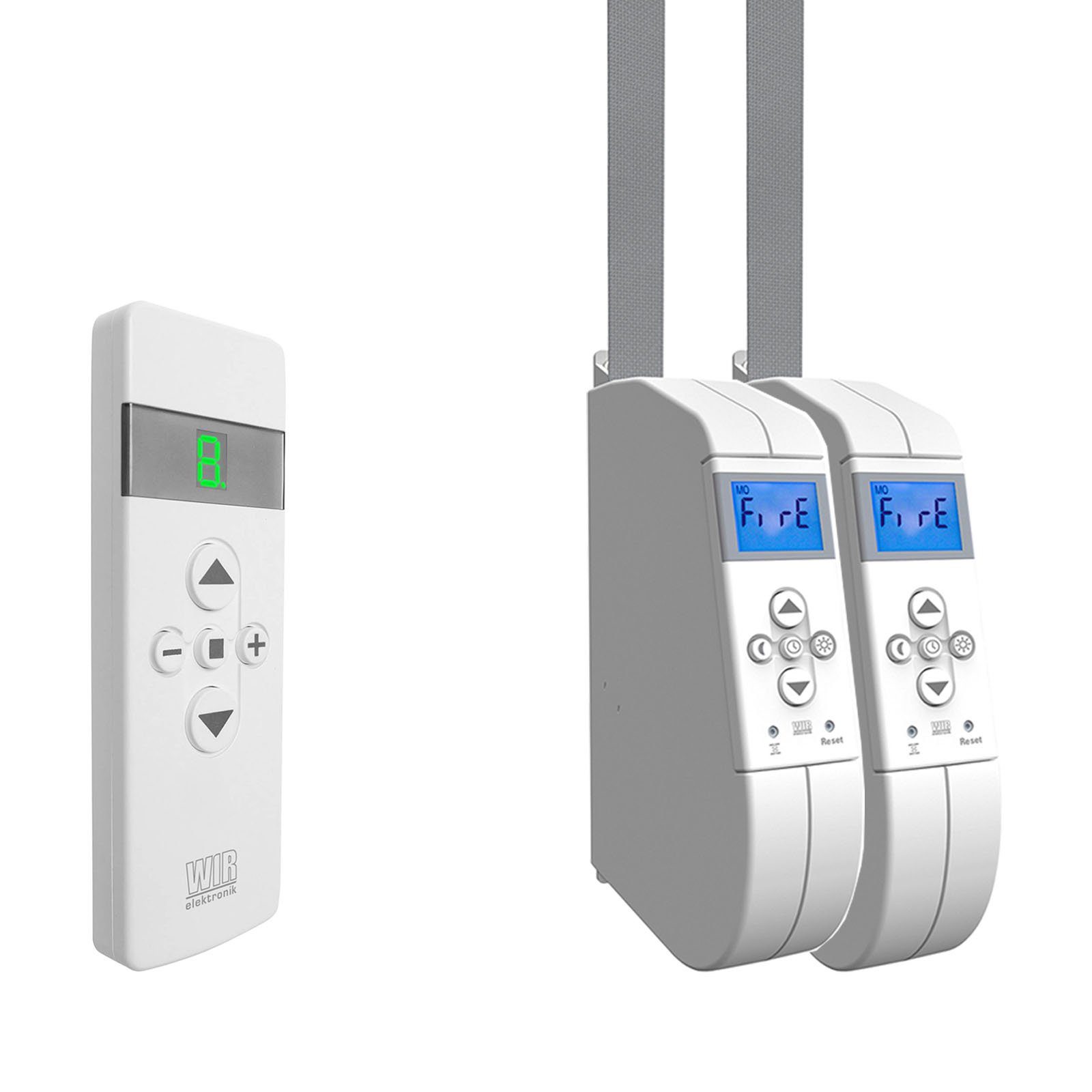 WIR elektronik Rollladengurt-Antrieb WIR SET FB-9 mit eW940-F, Gurtbreite 23,00 mm