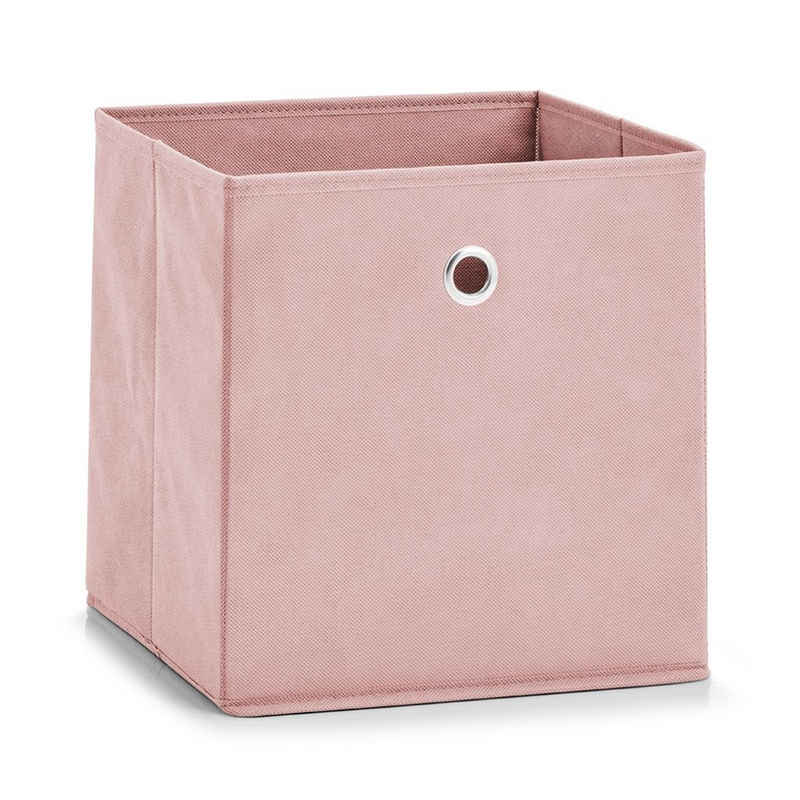 HTI-Living Aufbewahrungsbox Aufbewahrungsbox Vlies (1 St., 1 Box ohne Dekoration), Faltbox Ordungsbox aus Stoff