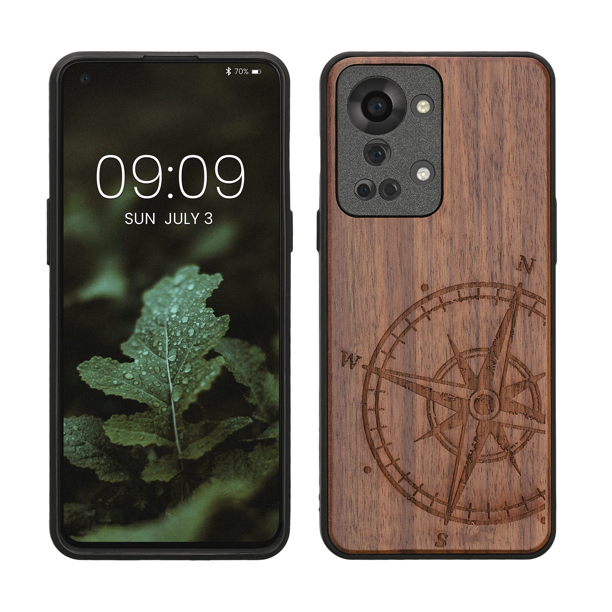 kwmobile Handyhülle Hülle für OnePlus Nord 2T 5G, Handyhülle TPU Cover Bumper Case