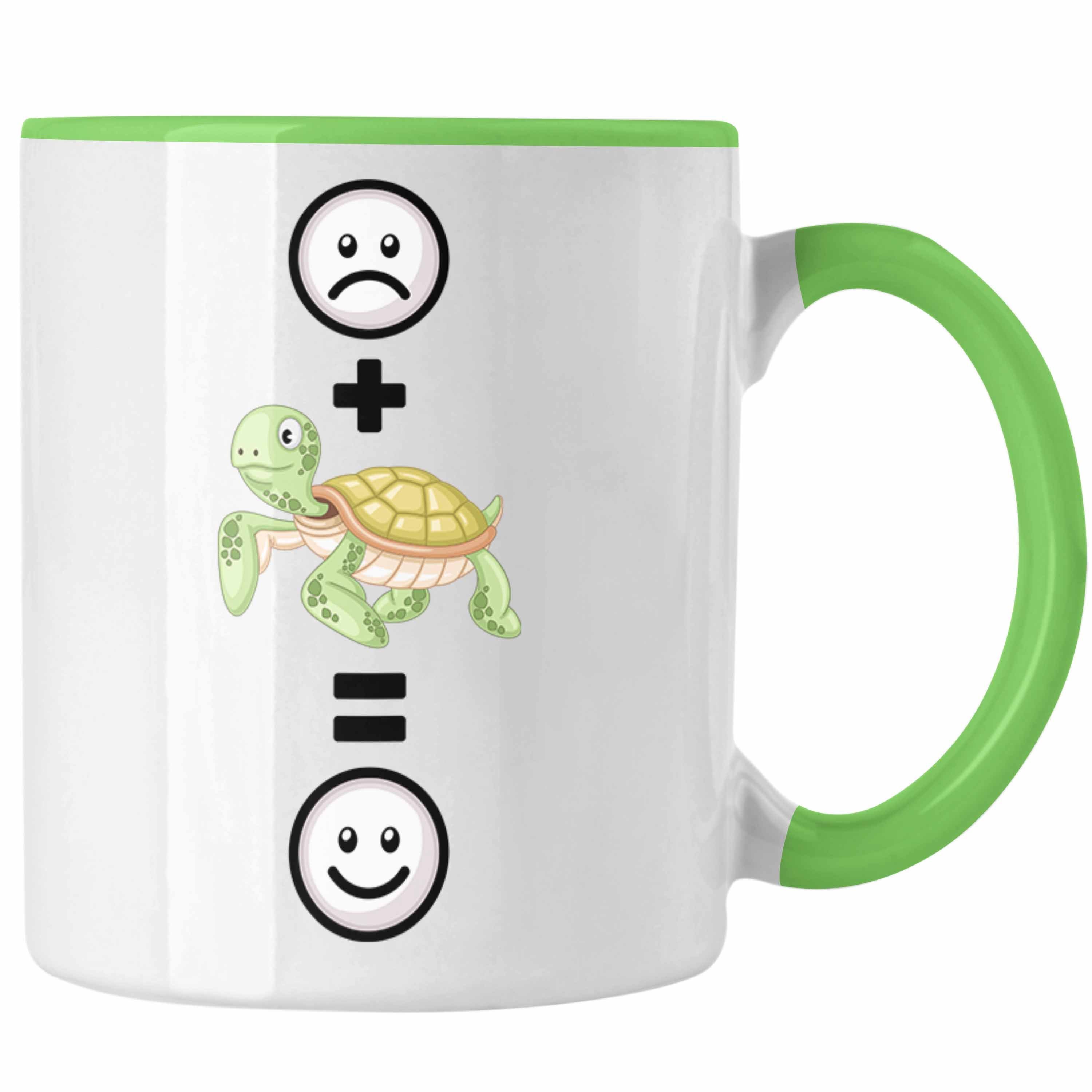 Geschenk Schildkröte Grün für Züchter Lustige Tasse Tasse Trendation Schildkröten-Liebhaber