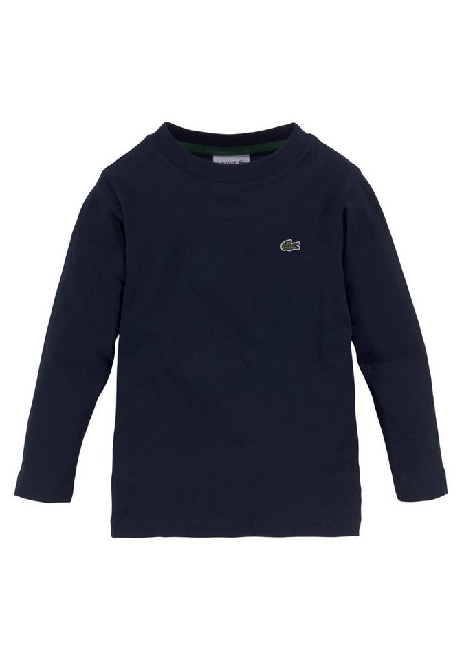 Lacoste Langarmshirt Kinder Kids Junior MiniMe,Kids, Junior Sweatshirt mit  Kroko