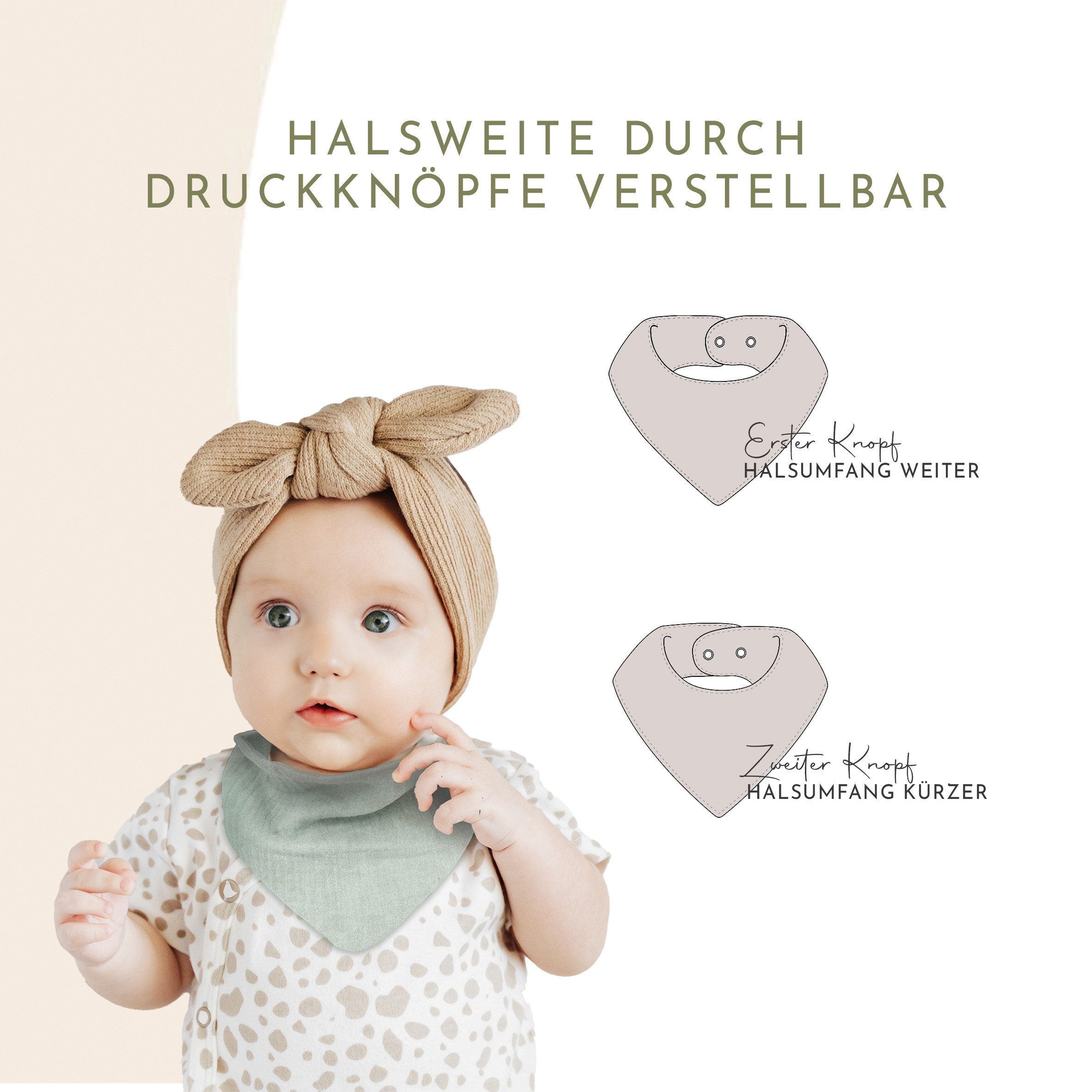 Artee Lätzchen Artee Baby und Kleinkinder Musselin Halstücher von 8-48 Monate als SET – Bild 5 von 5