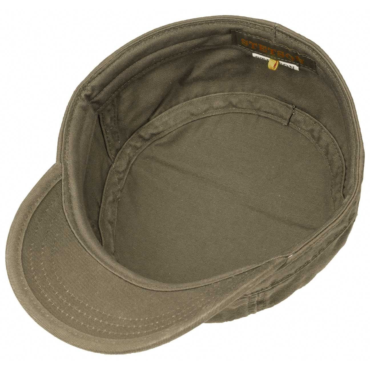 Army Stetson Schirm Cap (1-St) mit Baumwollcap oliv