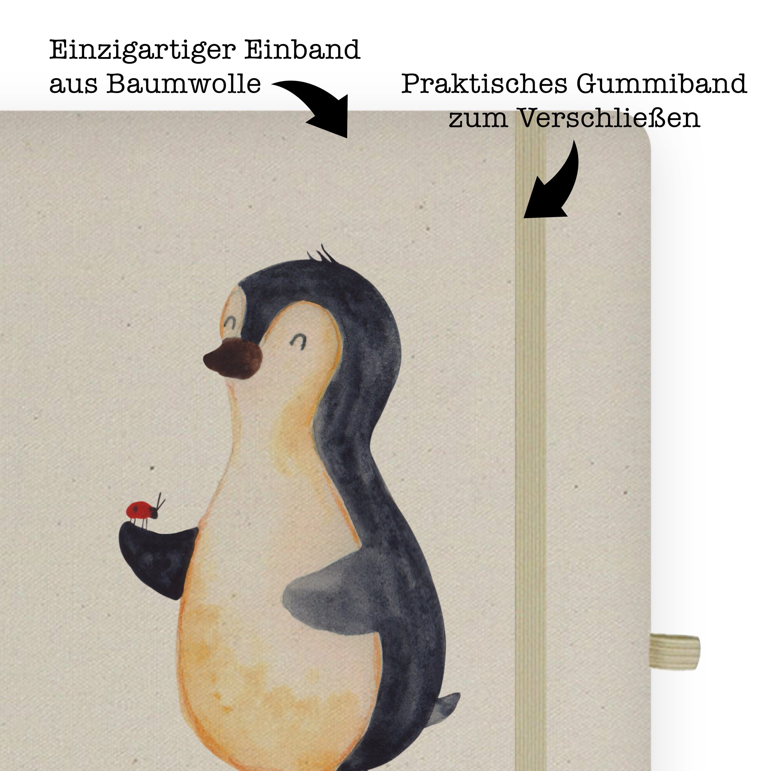 Notizbuch - Wunder, Mrs. - Kladde, Mrs. kleine Marienkäfer & Transparent Pinguin Panda & Panda Geschenk, Mr. Mr.