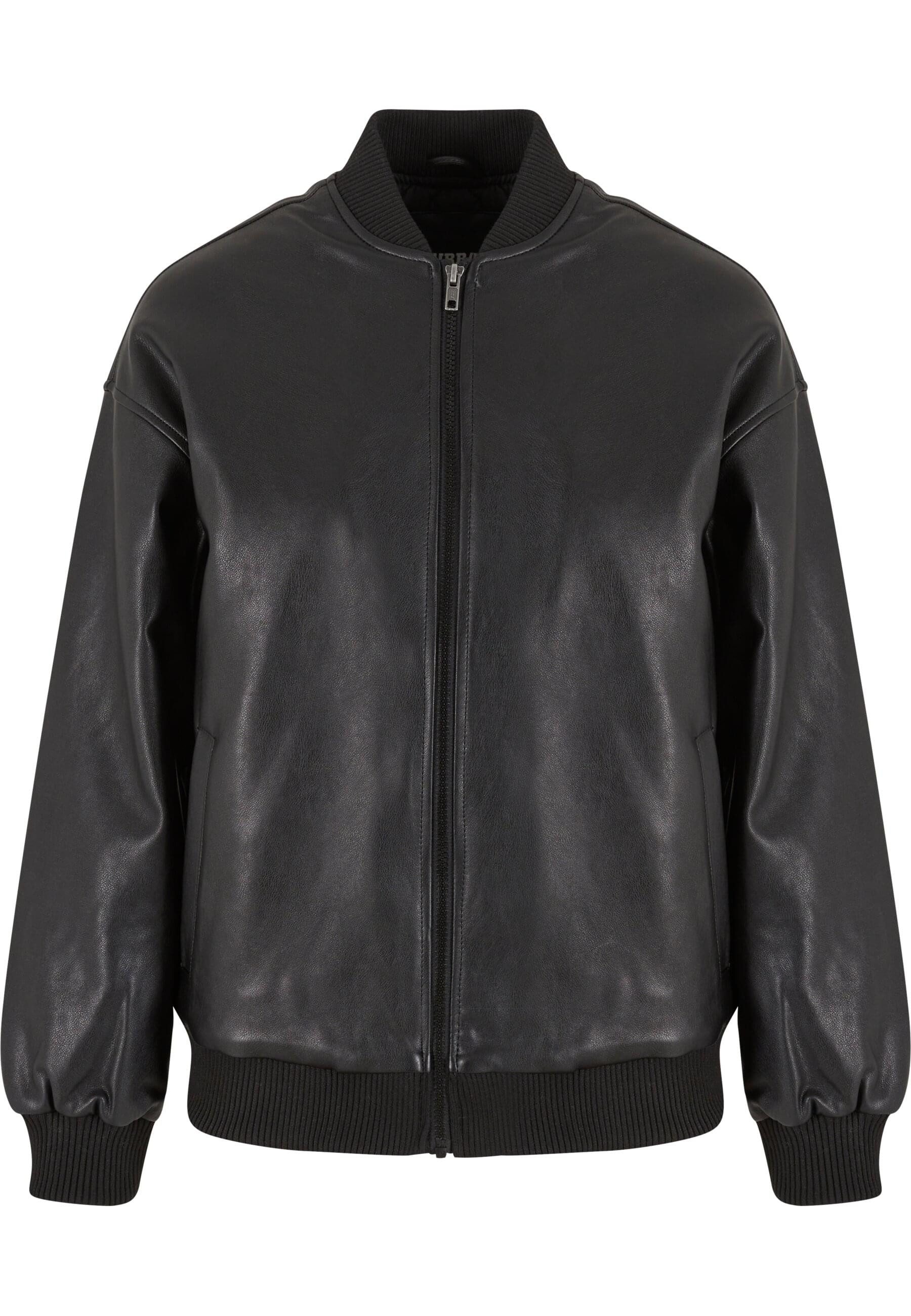 URBAN CLASSICS Lederjacke Urban Classics Ladies Synthetic Leather Bomber Ja günstig online kaufen