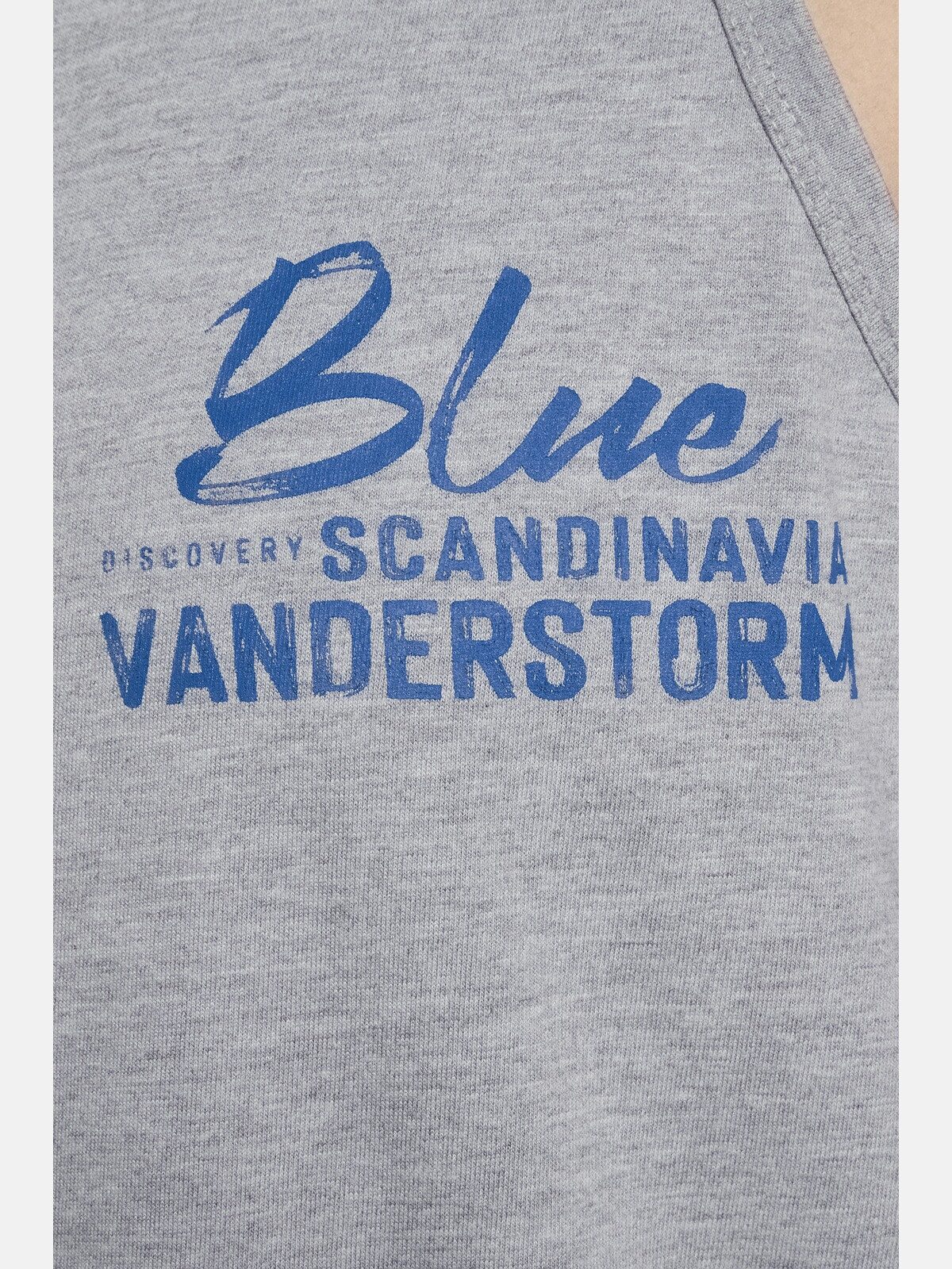 Jan Vanderstorm Muskelshirt FELTON mit Aufdruck