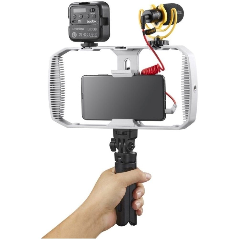 schwarz/grau Video-Kit - Godox - Vlogging Kit Ministativ VK1-AX