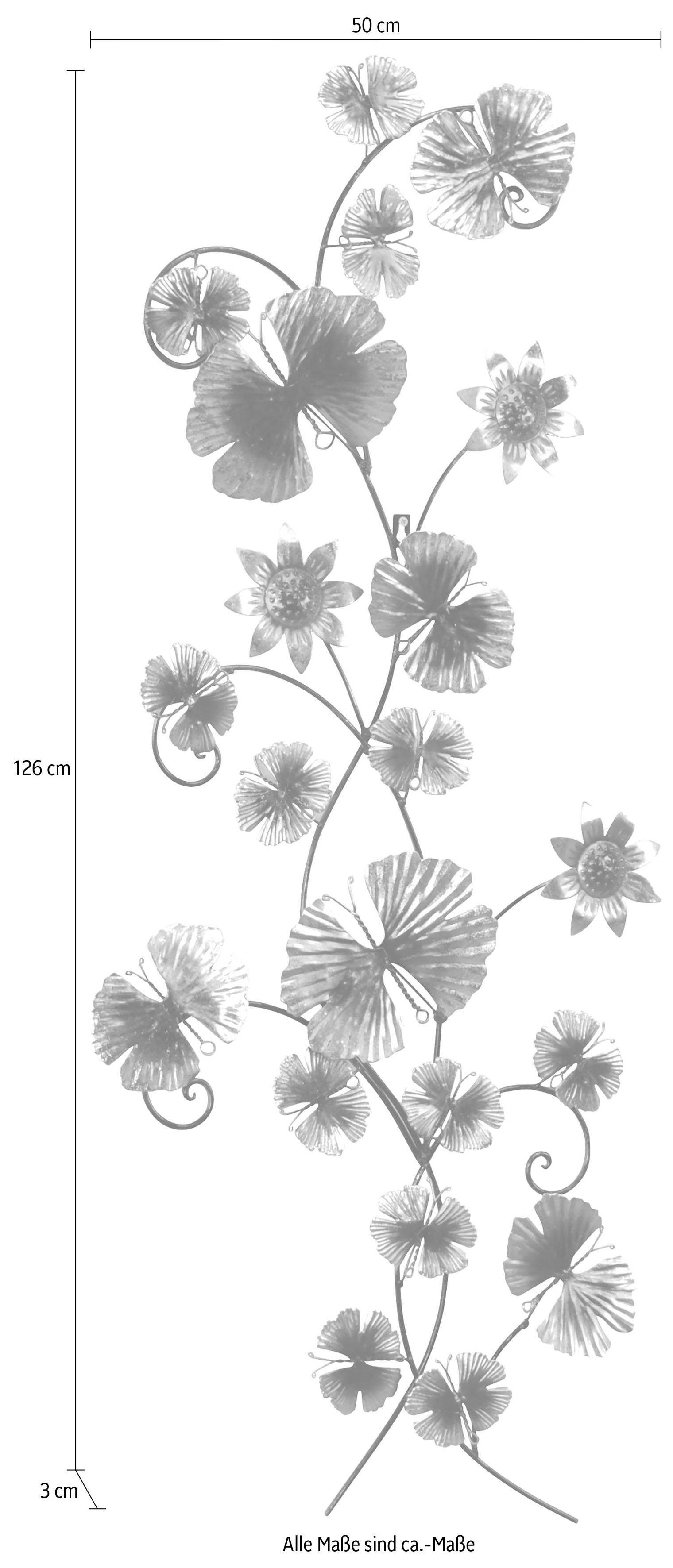 HOFMANN LIVING AND MORE Wanddekoobjekt, aus Metall, mit antik finish, Motiv günstig online kaufen