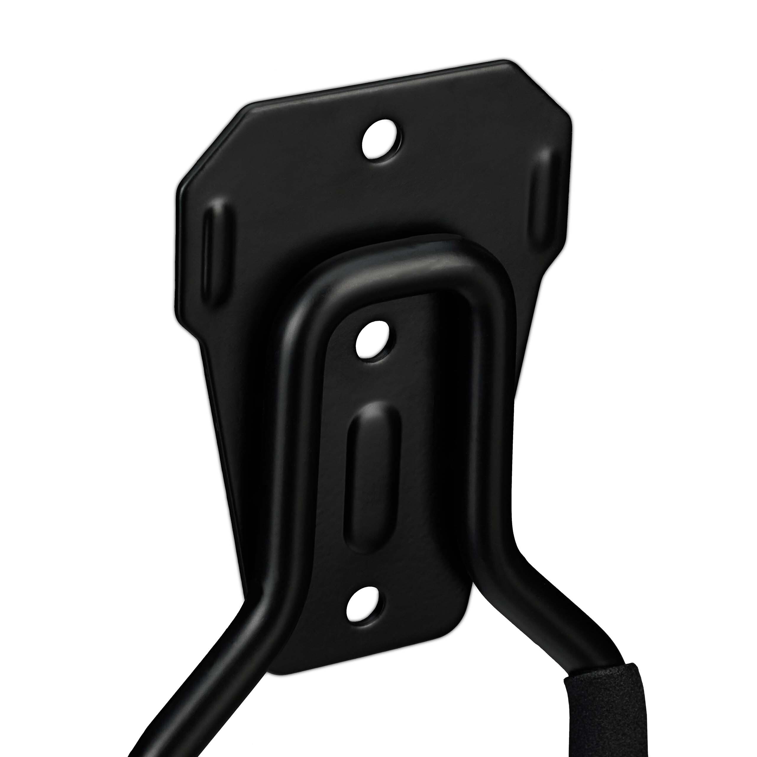 relaxdays Schlauchhalterung Schwarzer Schlauchhalter Wand