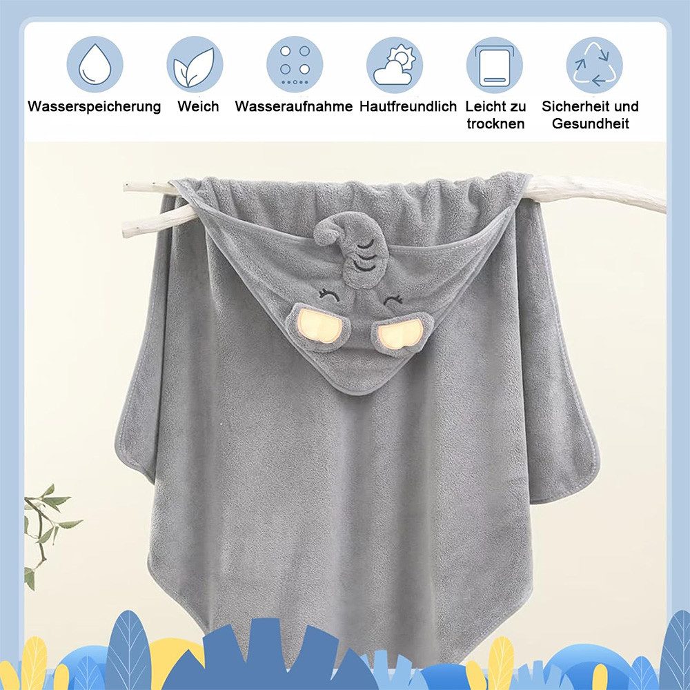 TUWENA Kapuzenhandtuch Baby-Kapuzenhandtücher, superweiche Baby-Badetücher mit Kapuze