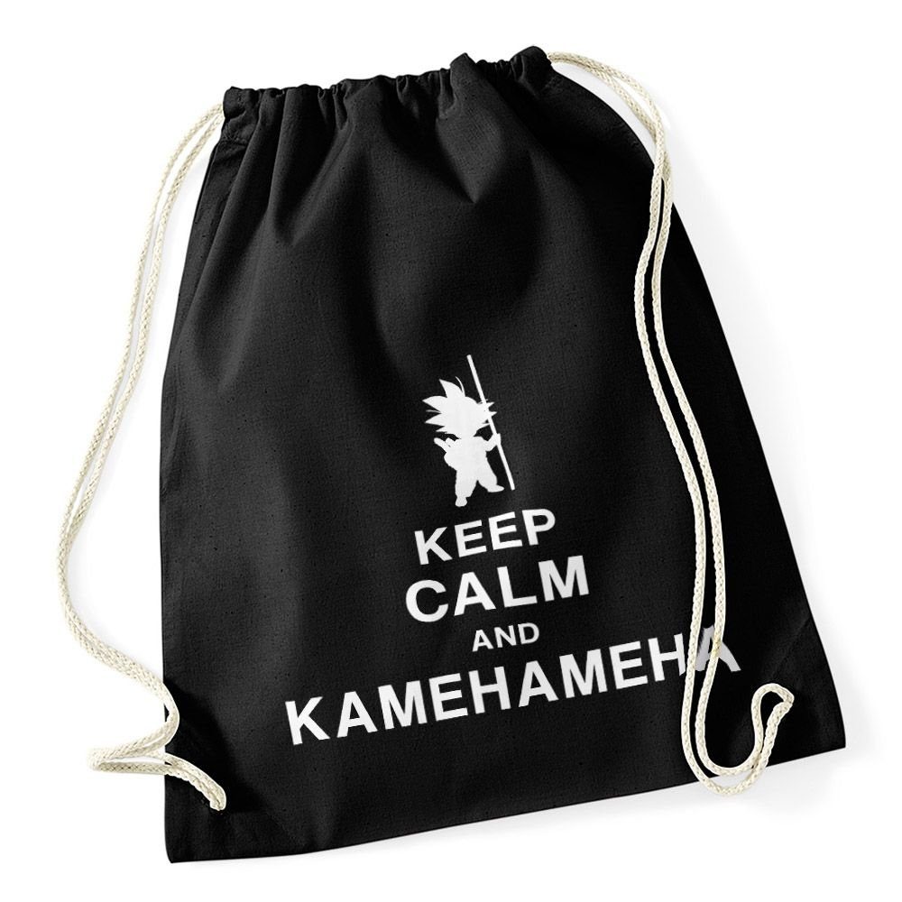 Turnbeutel Turnbeutel Keep Calm and Kamehameha Son Goku Dragonball Hipster