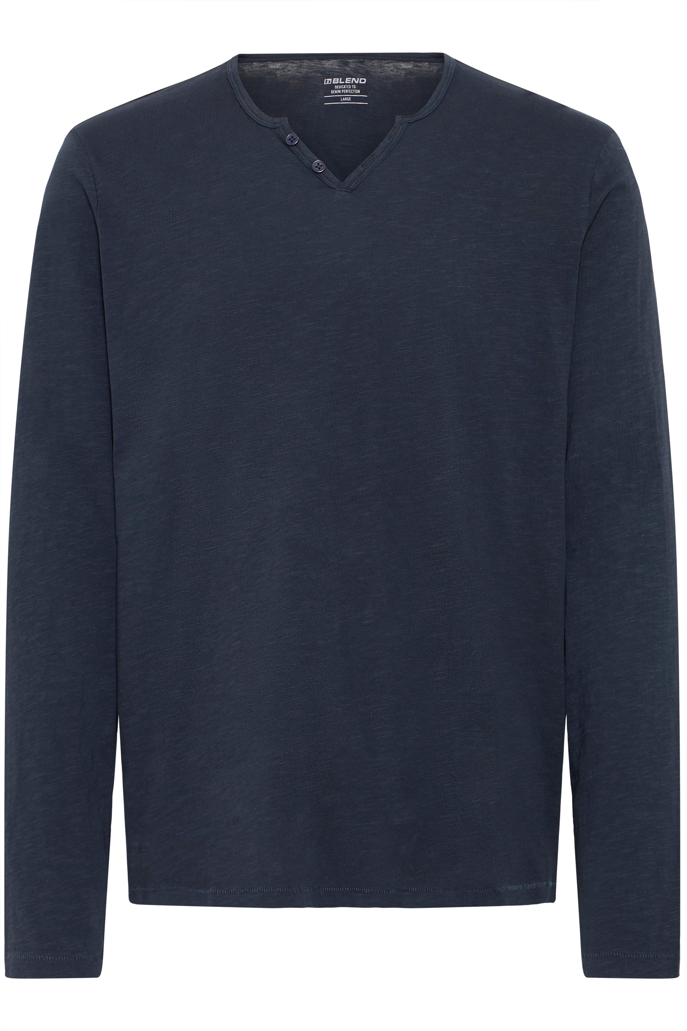 T-Shirt BHIVALDE SPILT NCK L/S TEE