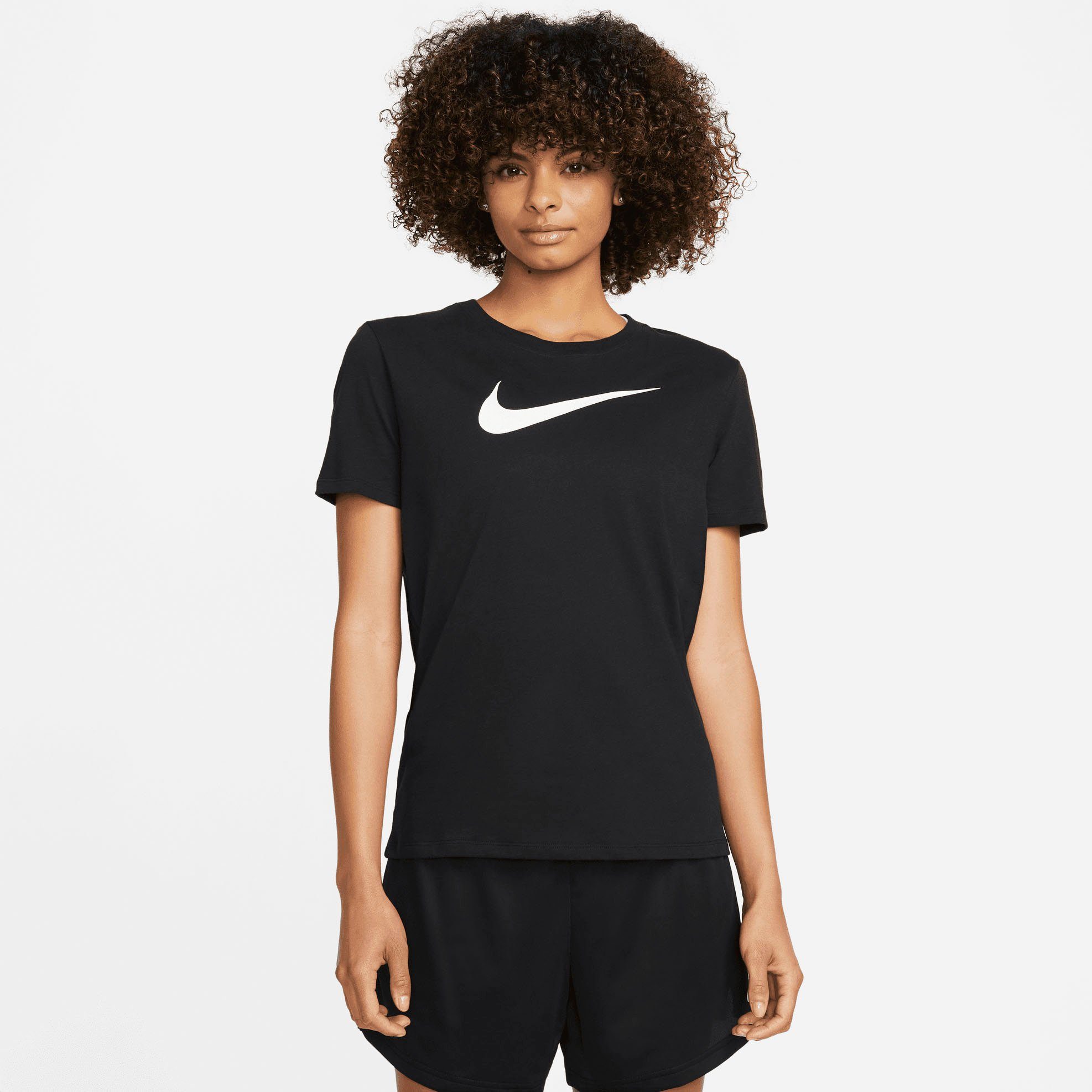 black and white nike shirt women's