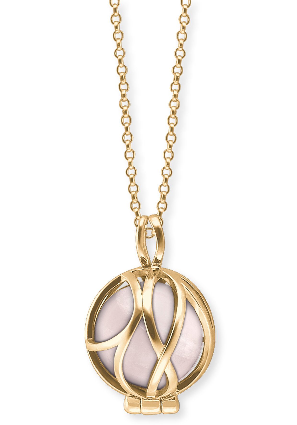 Engelsrufer Kette mit Anhänger Powerful Stone Paradise Rosenquarz (Set, ink günstig online kaufen