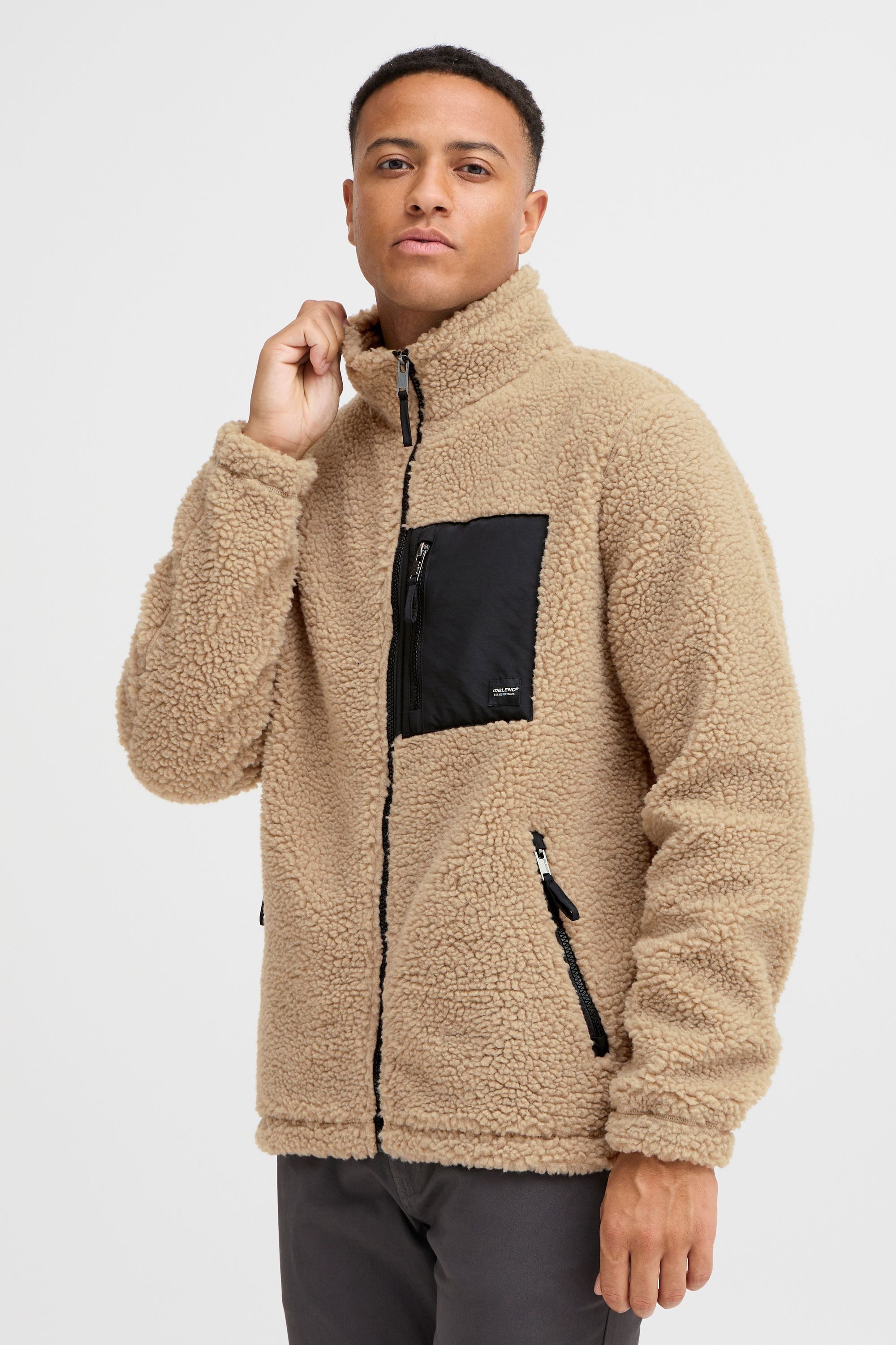 Blend Fellimitatjacke BHMTOTTI Kuschelige Teddyjacke mit Taschen günstig online kaufen