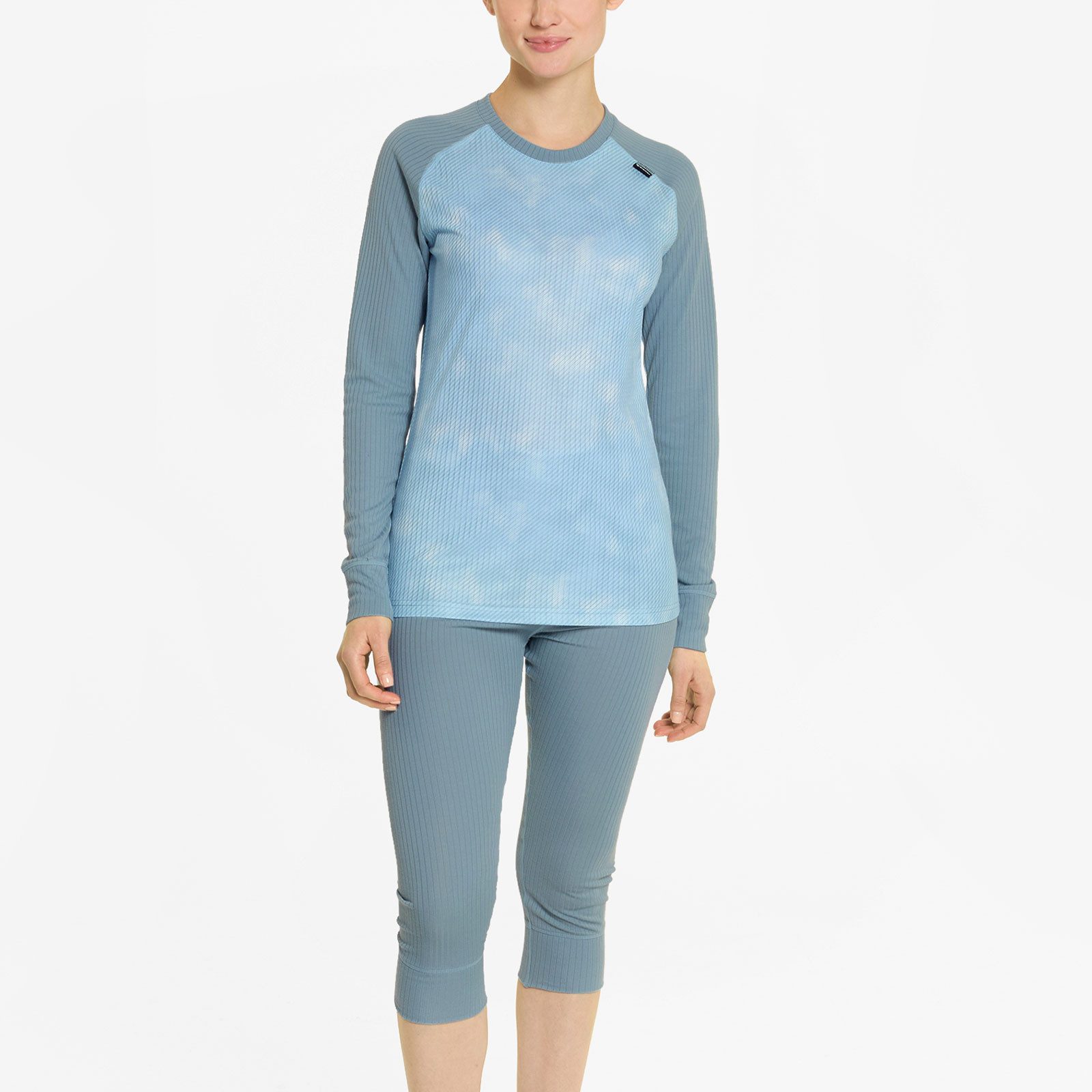 Ziener Funktionsunterhemd Skiunterwäsche-Set Jesina Lady (1-St., Oberteil mit langen Armen, wadenlange Hose) mit Flatlocknähten