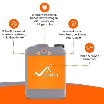 BEKATEQ BE-450 Naturstein-Imprägnierung (Versiegelung, 1L reicht für ca. 10 m), Nano Versiegelung, Holzschutz, Fassadenschutz, Steinversiegelung