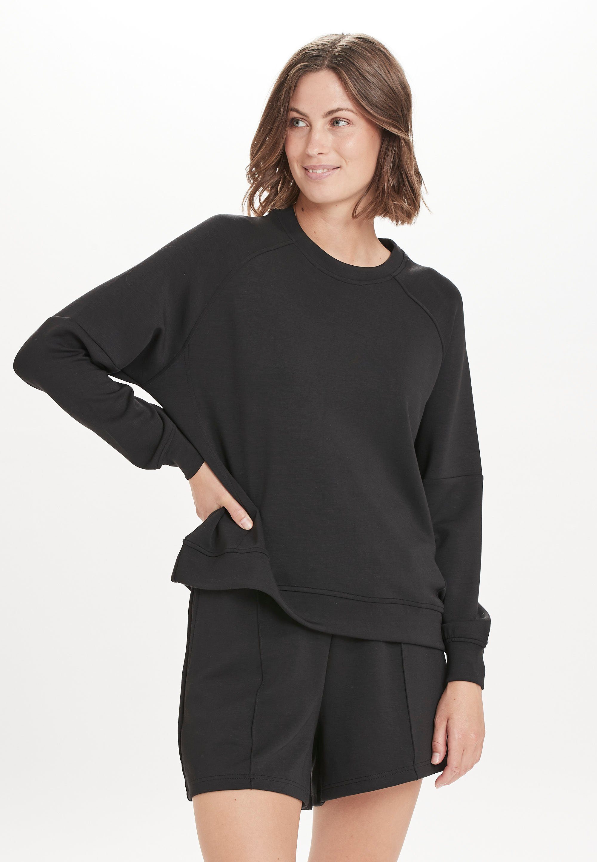 ATHLECIA Sweatshirt Jacey aus extra weichem Material schwarz