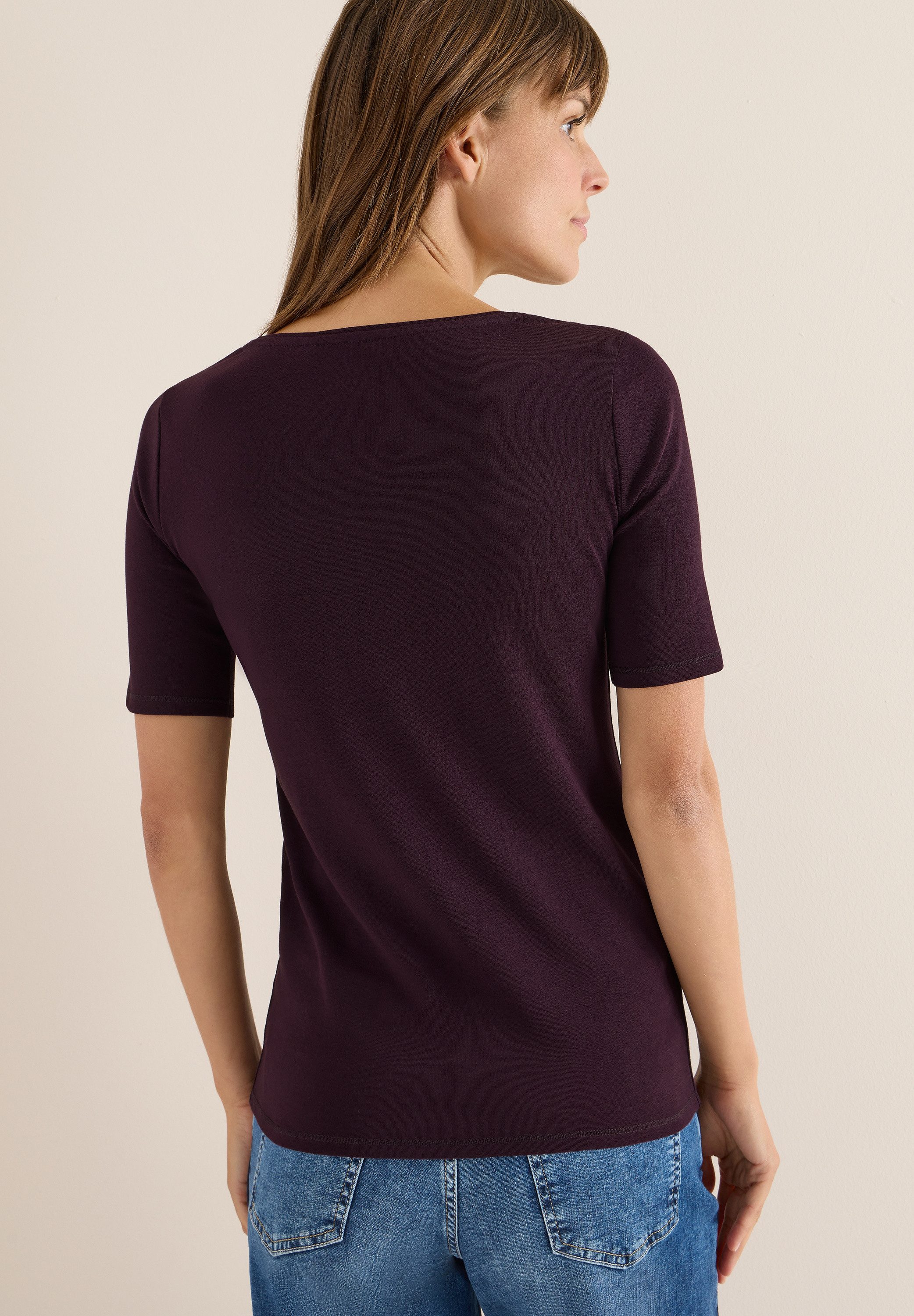 CECIL Rundhalsshirt Style Lena mit Halbärmeln günstig online kaufen