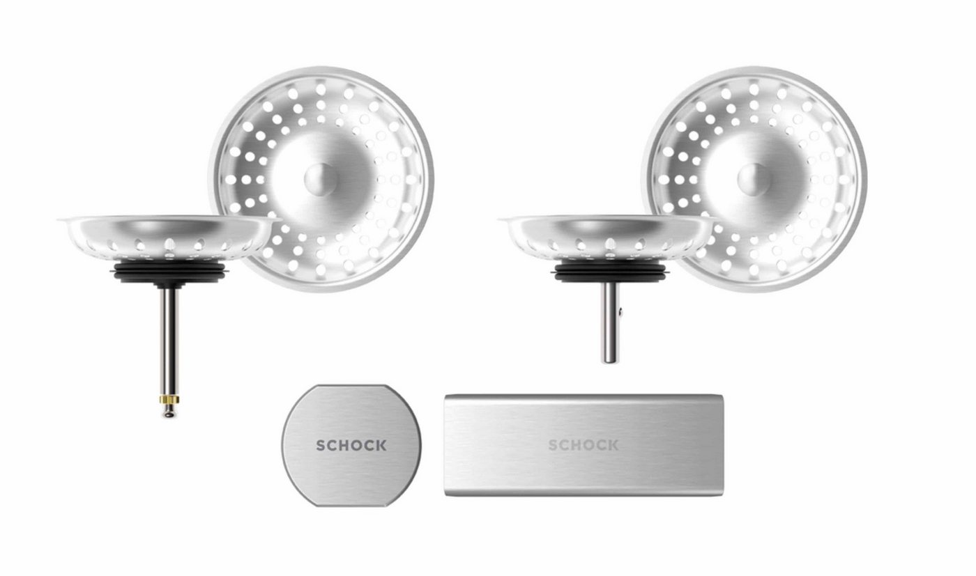 Thumbnail - Schock Einbauspüle Schock Ablaufgarnitur für Drehexcenter chrom 410067CHR