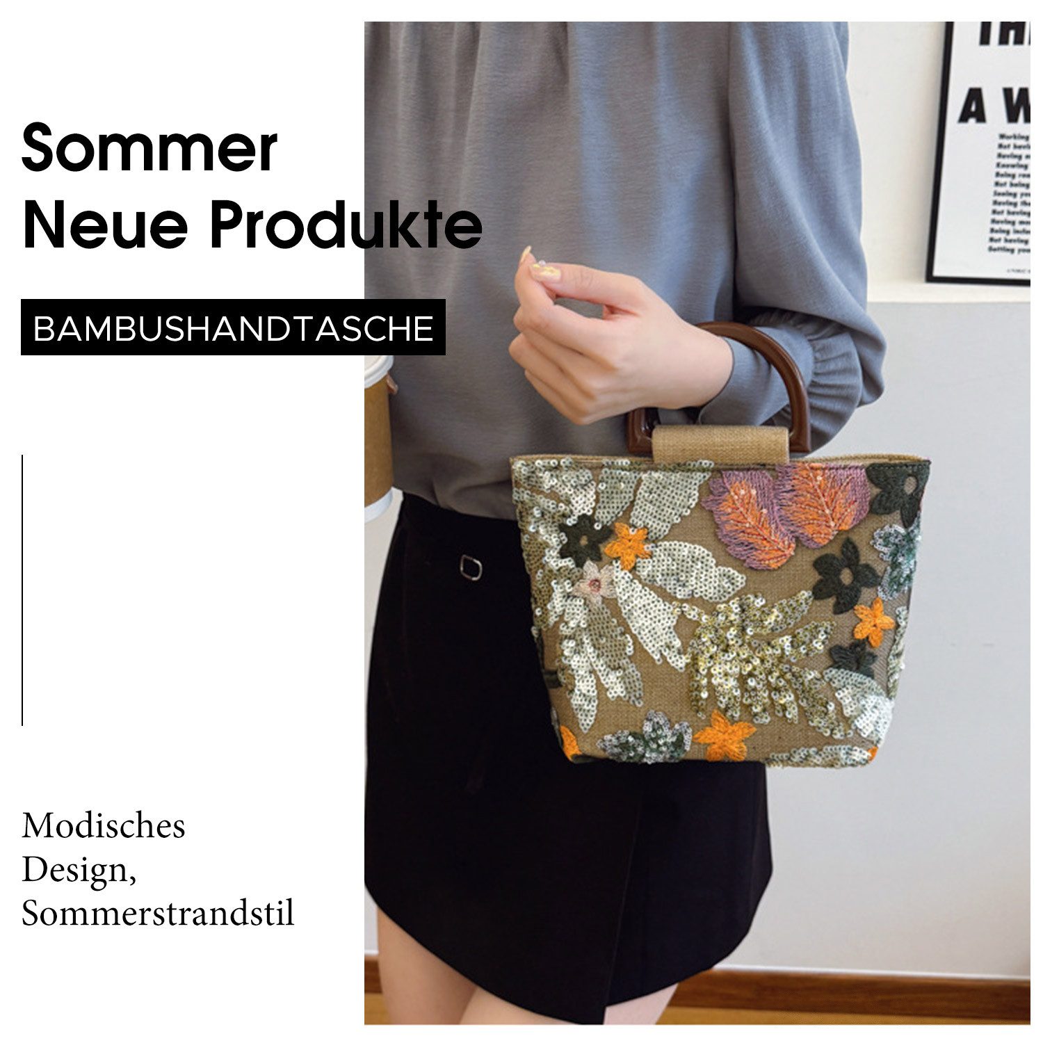 Refttenw Henkeltasche Damen Clutch Geldbörsen Bunte günstig online kaufen